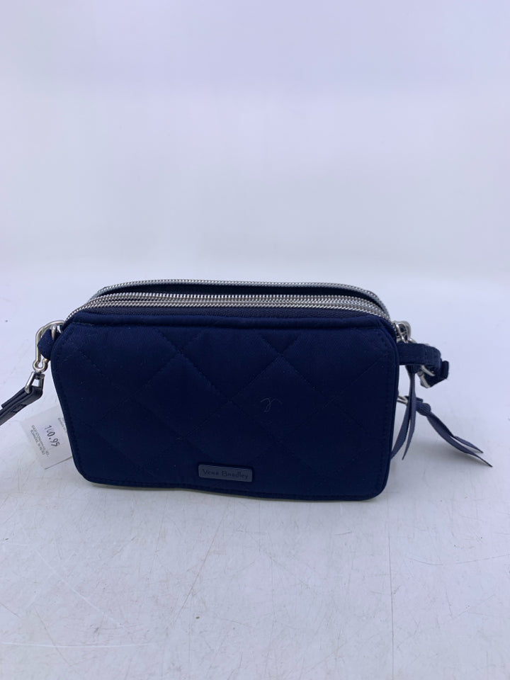Vera Bradley RFID All In One Crossbody in Classic Navy- New With Tags