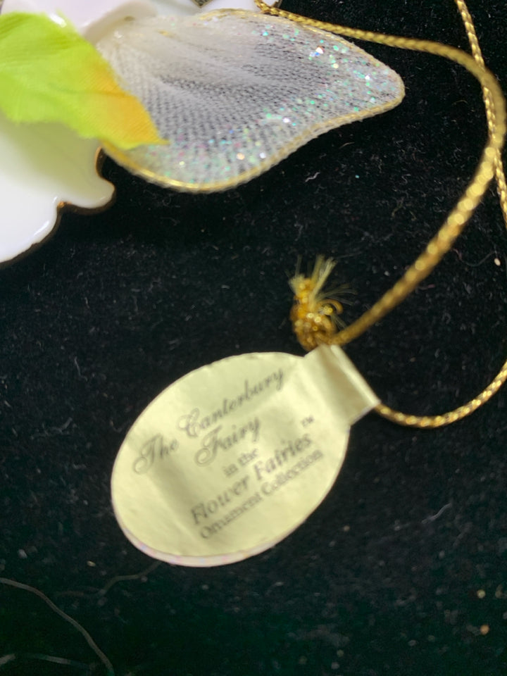 THE CANTERBURY FAIRY PORCELAIN ORNAMENT.