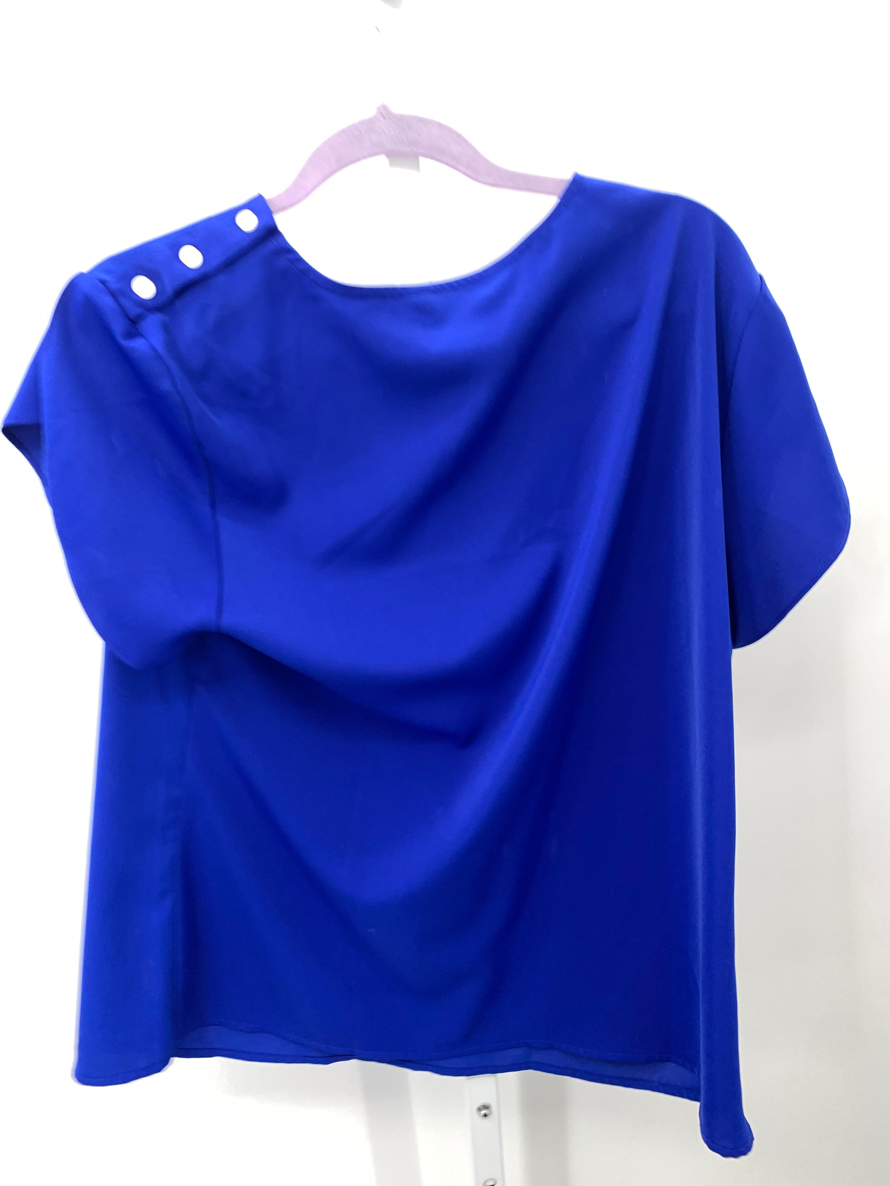 Allegra K Size Large Misses Short Sleeve Shirt
