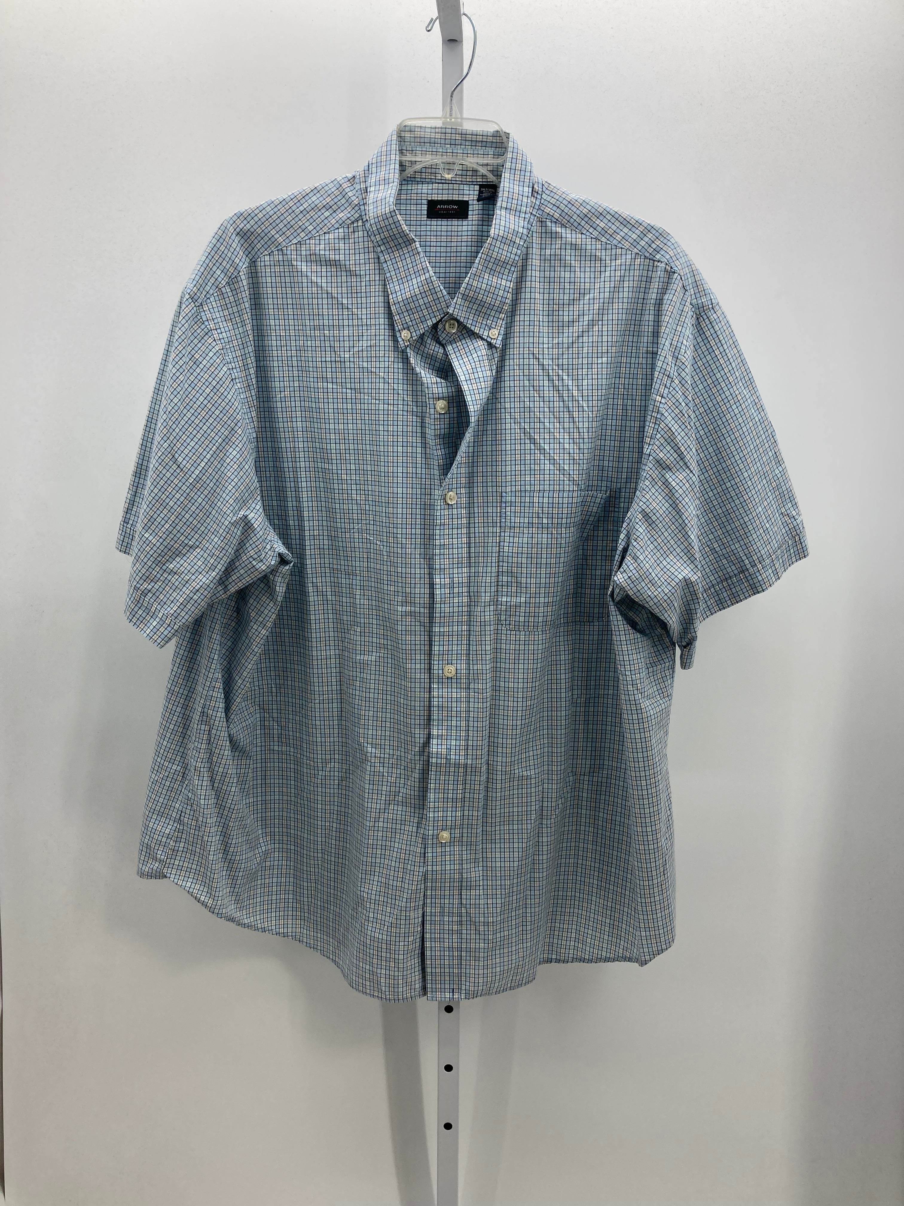 TALL PLAID BTN DOWN