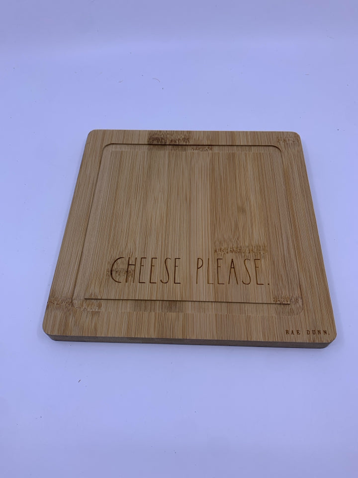 CHEESE PLEASE RAE DUNN CUTTING BOARD.