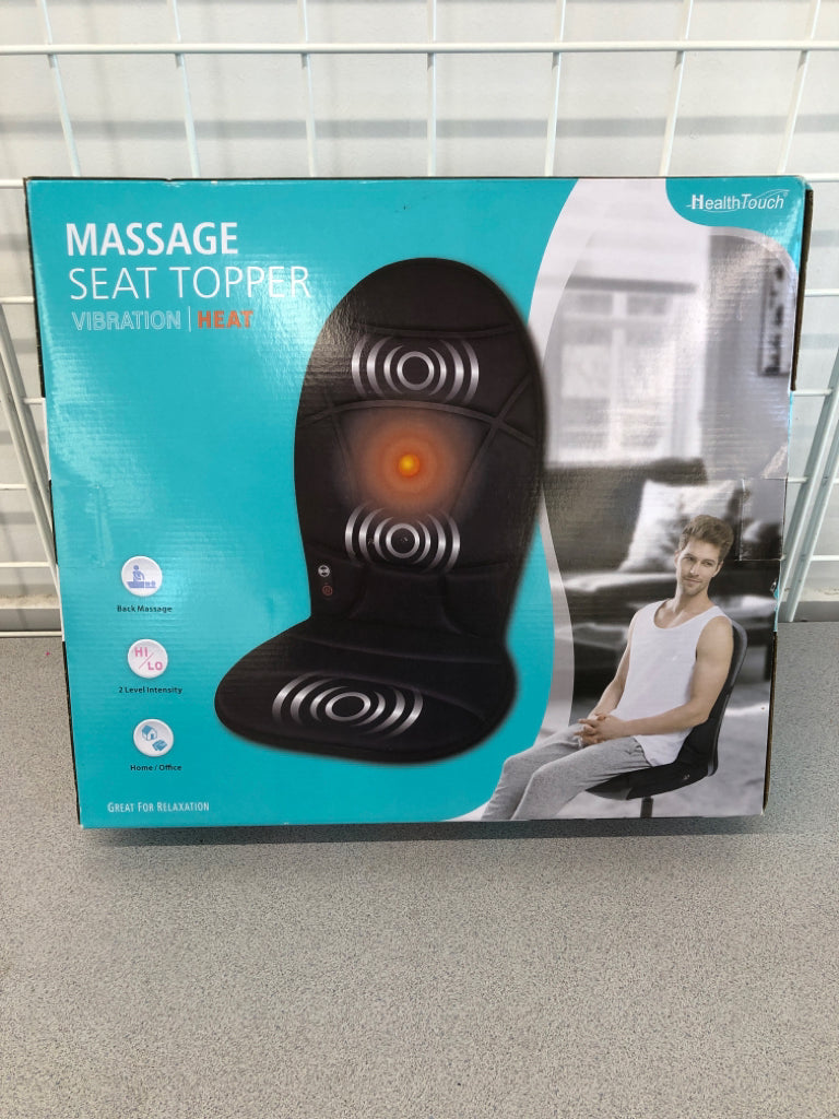 NIB MASSAGE SEAT TOPPER.