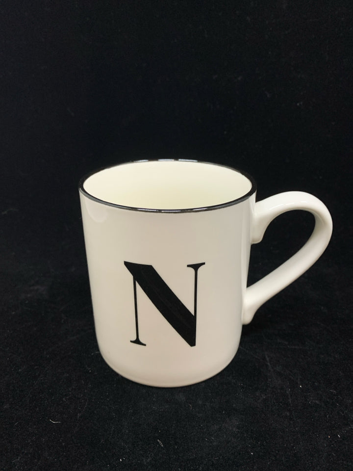 "N" MINIMALIST MUG.