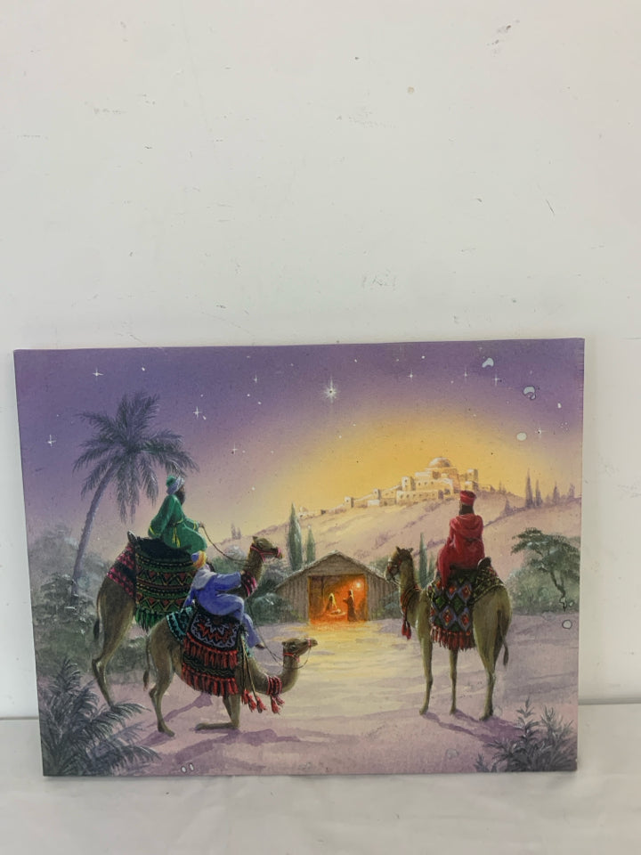 CANVAS MANGER LIGHT UP CANVAS WALL HANGING.