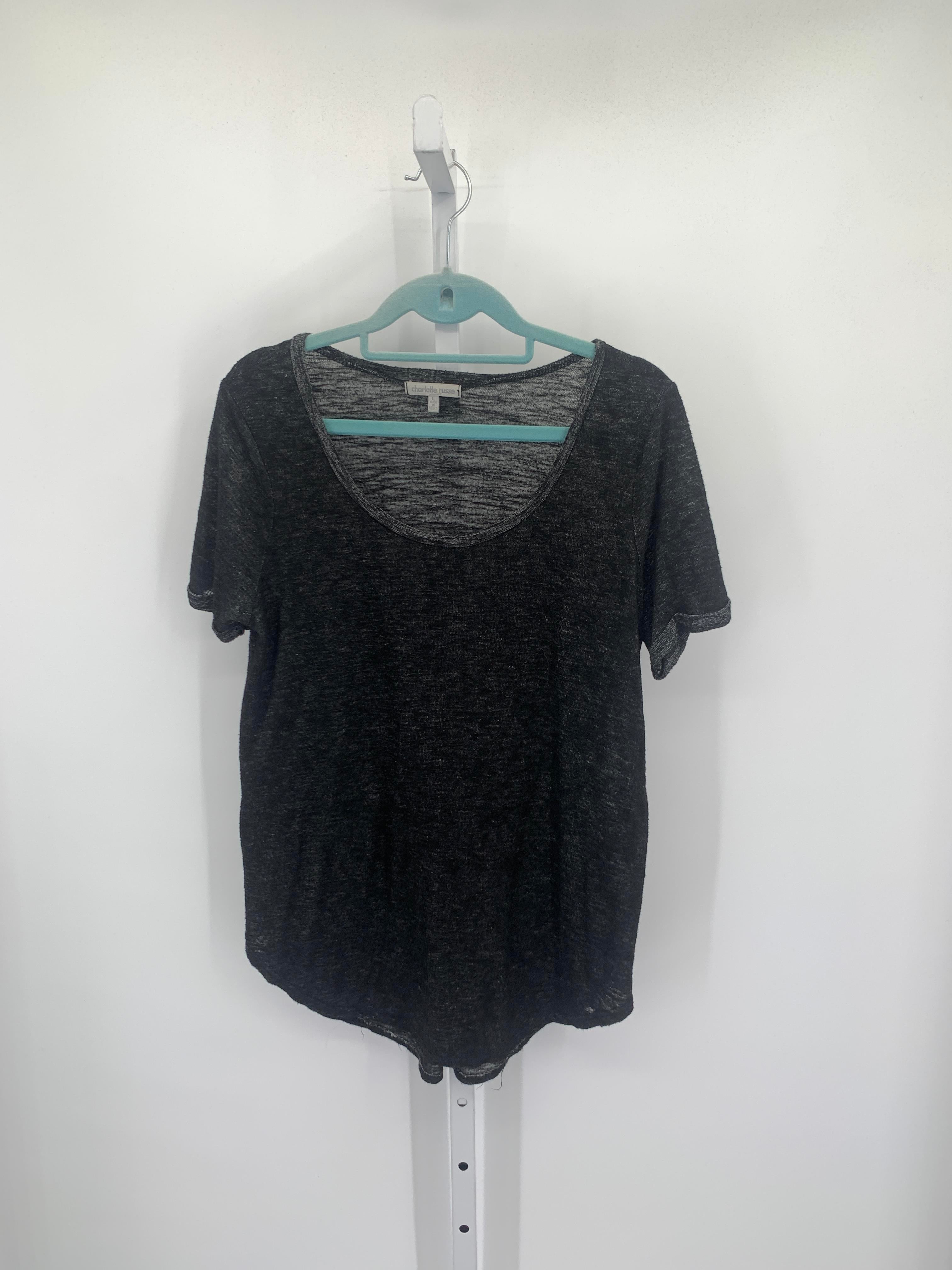 Charlotte Russe Size Large Juniors Short Sleeve Shirt