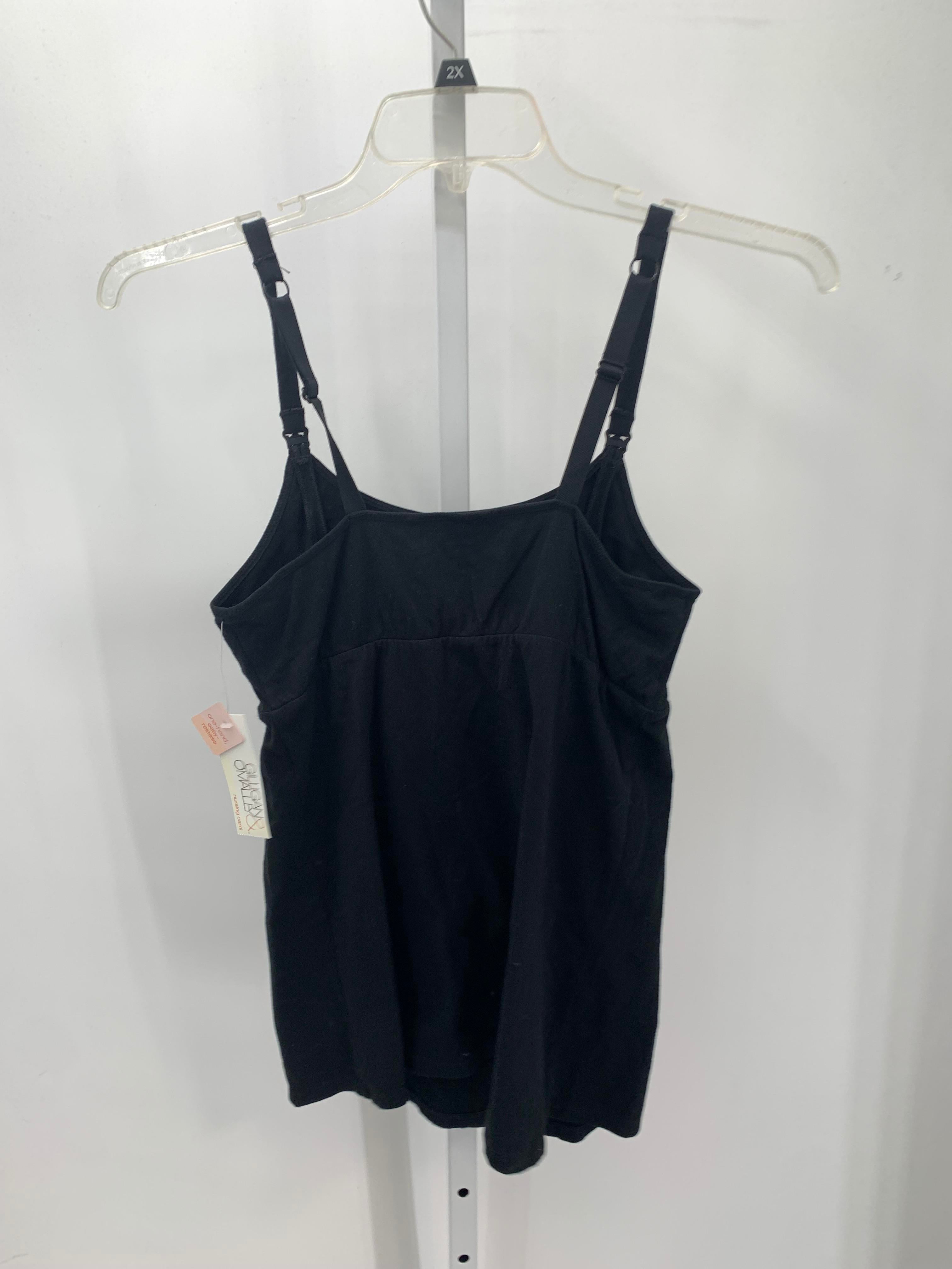 Black Size Medium Maternity Camisole
