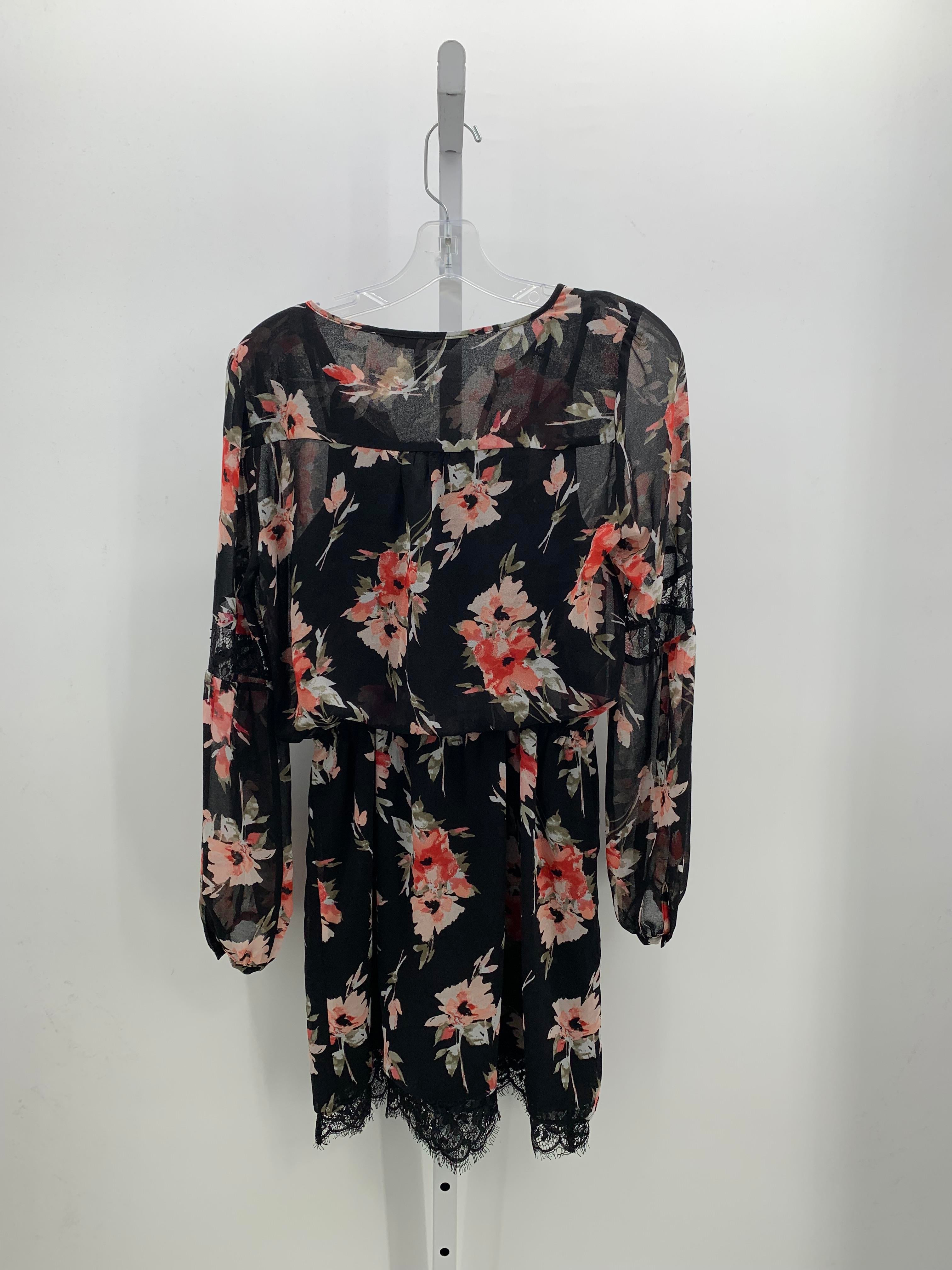 White House Black Size 2 Misses Long Sleeve Dress