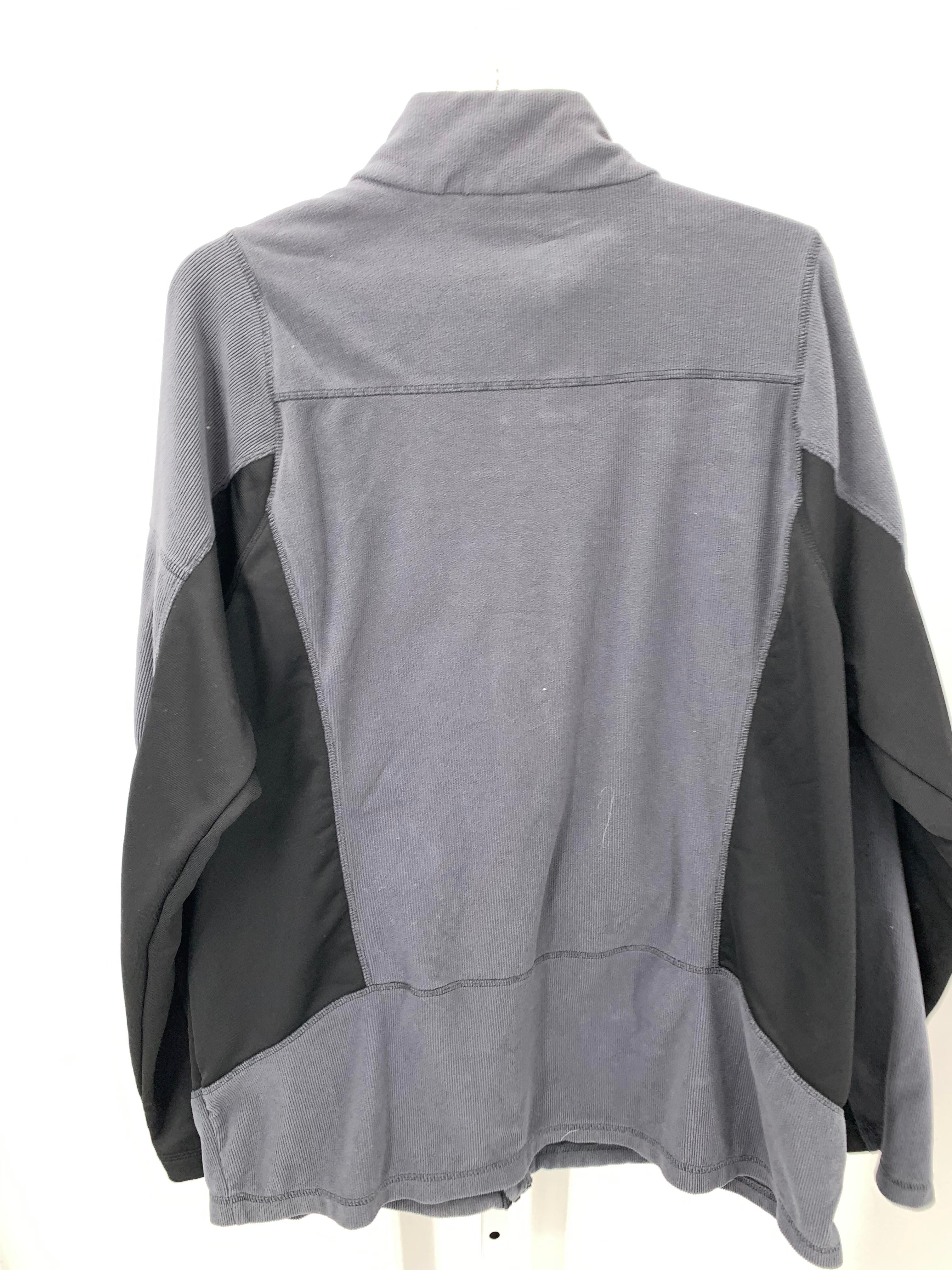 RIBBED ZIP UP