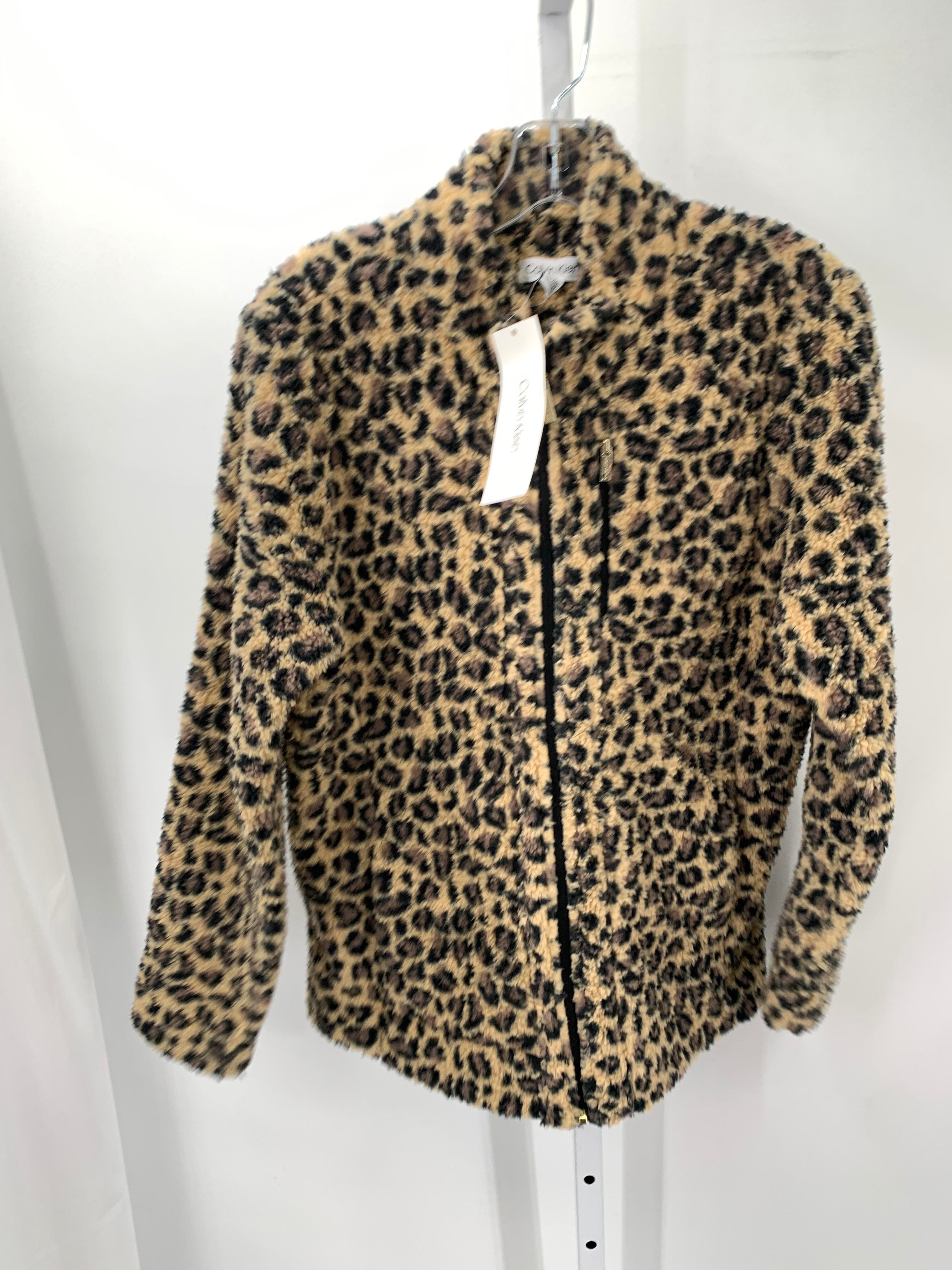 Calvin Klein Size Large Misses Fleece Jacket