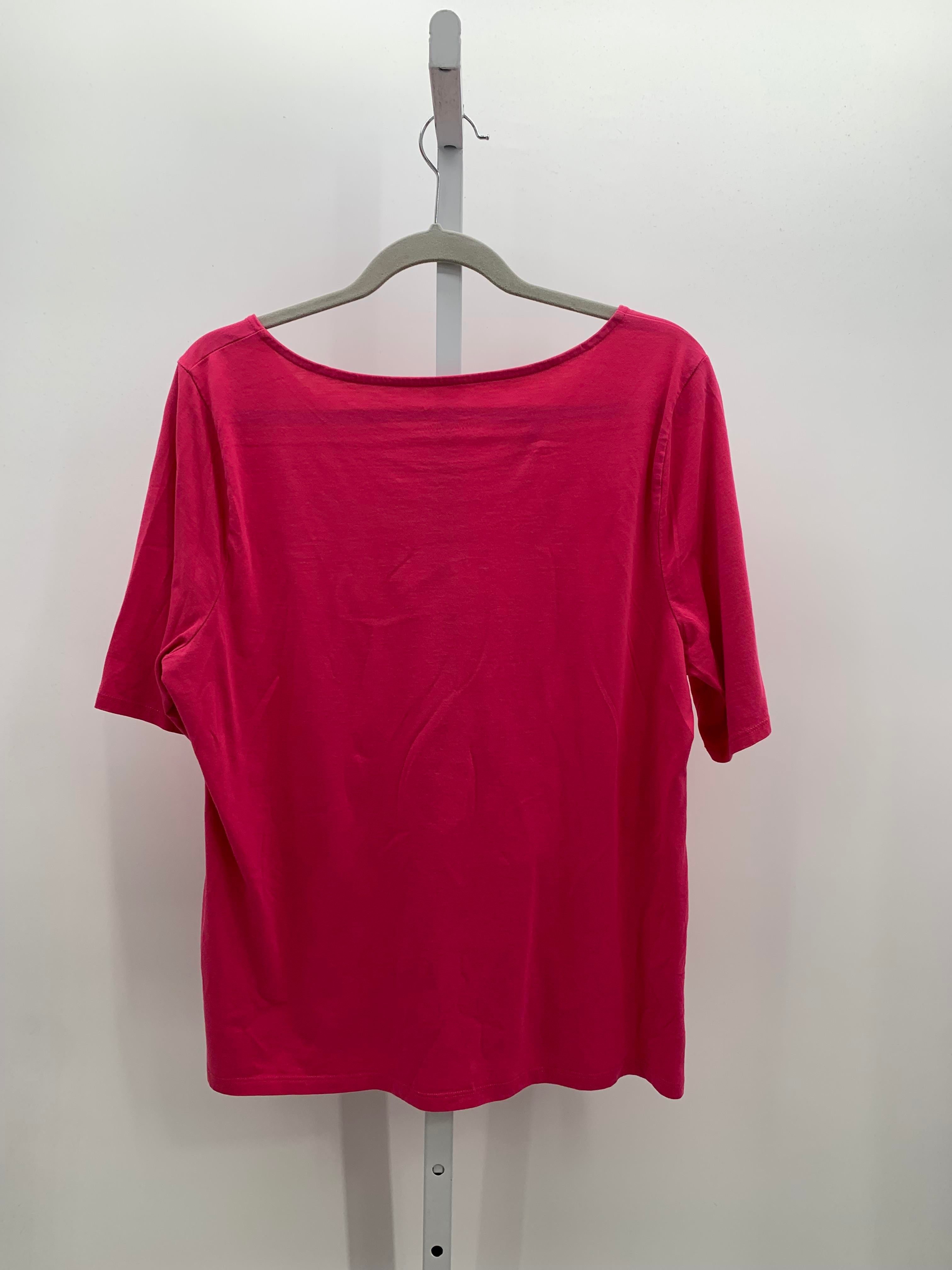 Talbots Size Extra Large Misses Short Sleeve Shirt