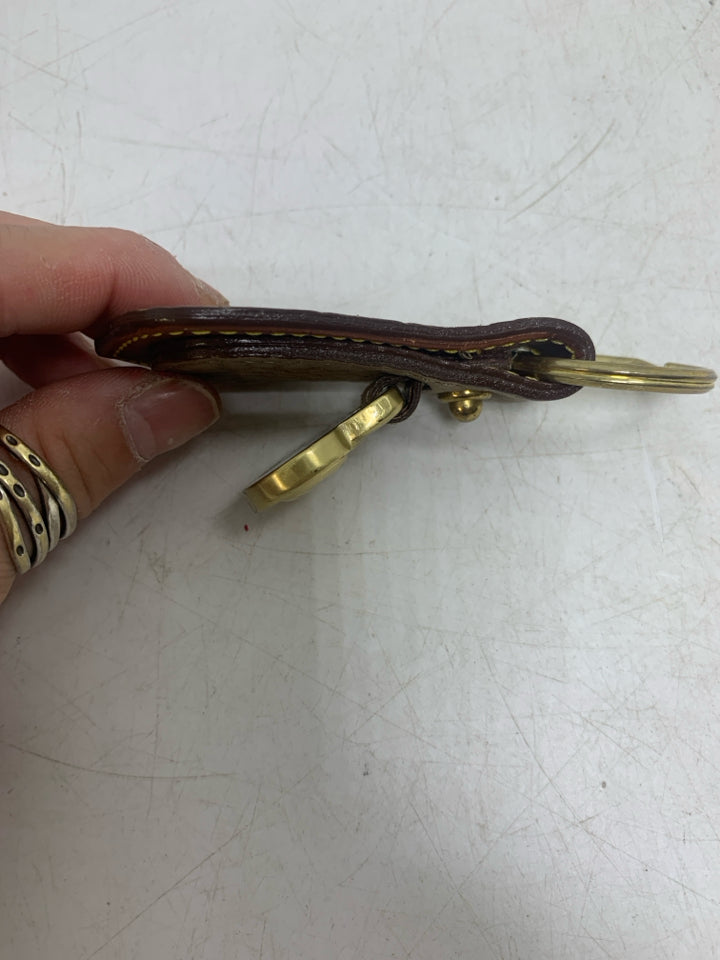 VTG Dooney & Bourke Leather Key Chain