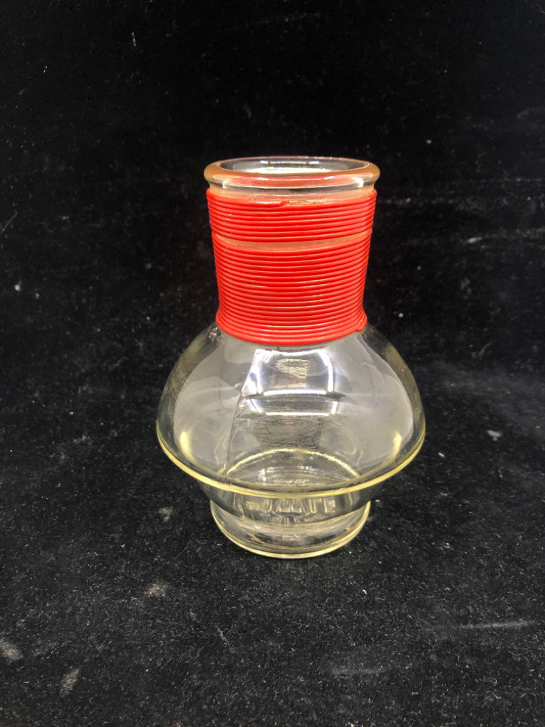 VTG GLASSBAKE COFFEE BOTTLE JAR- NO LID.