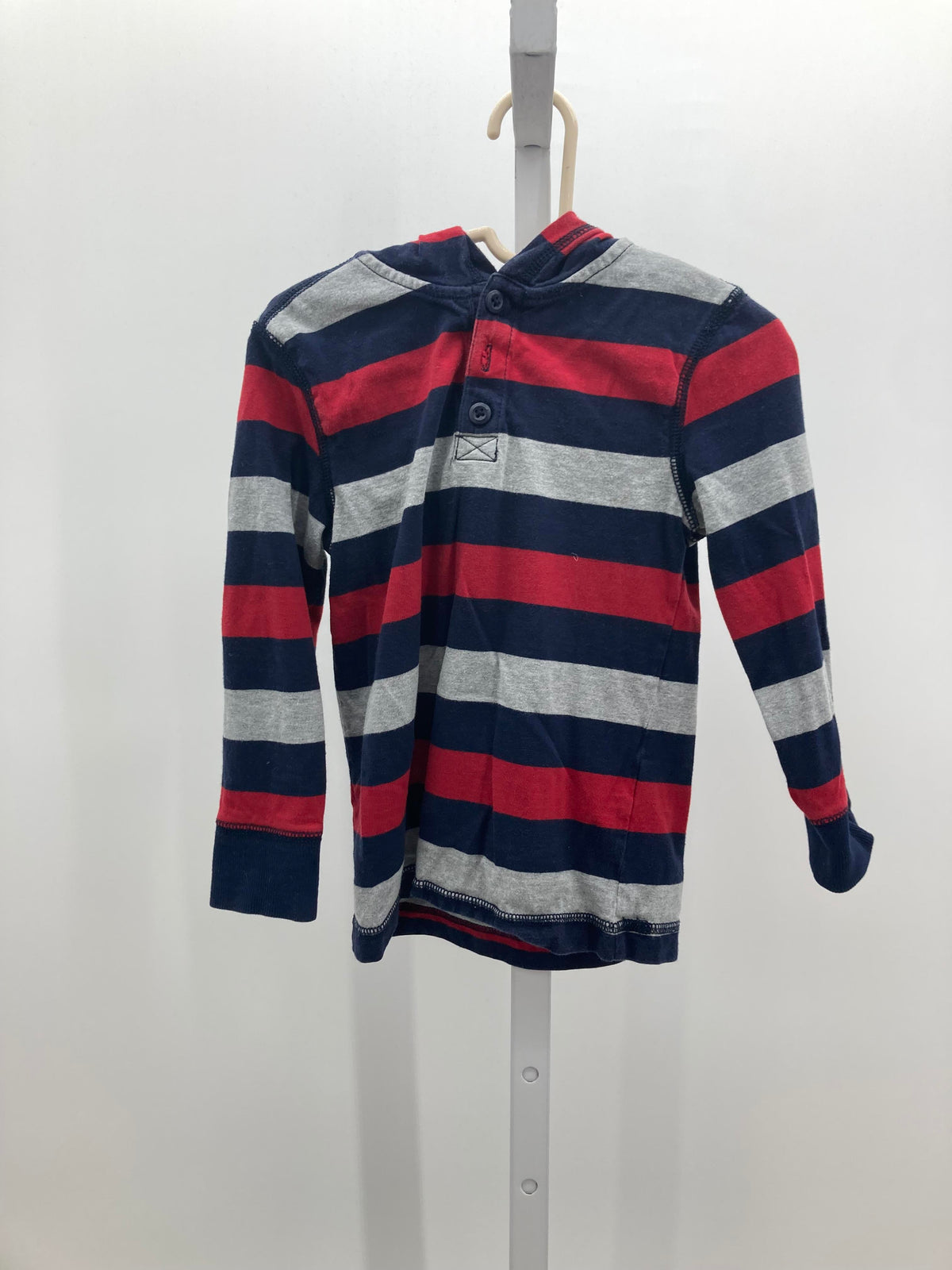GREY RED STRIPES