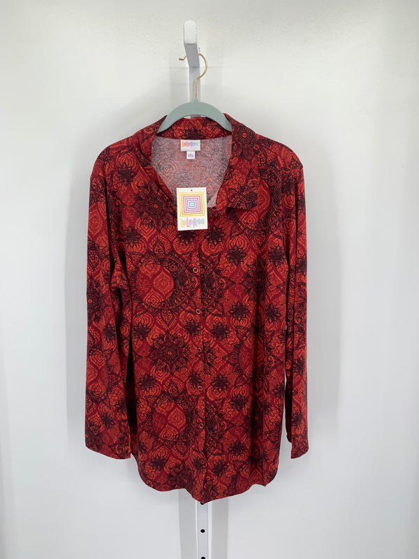 Lularoe Size Large Misses Long Sleeve Shirt