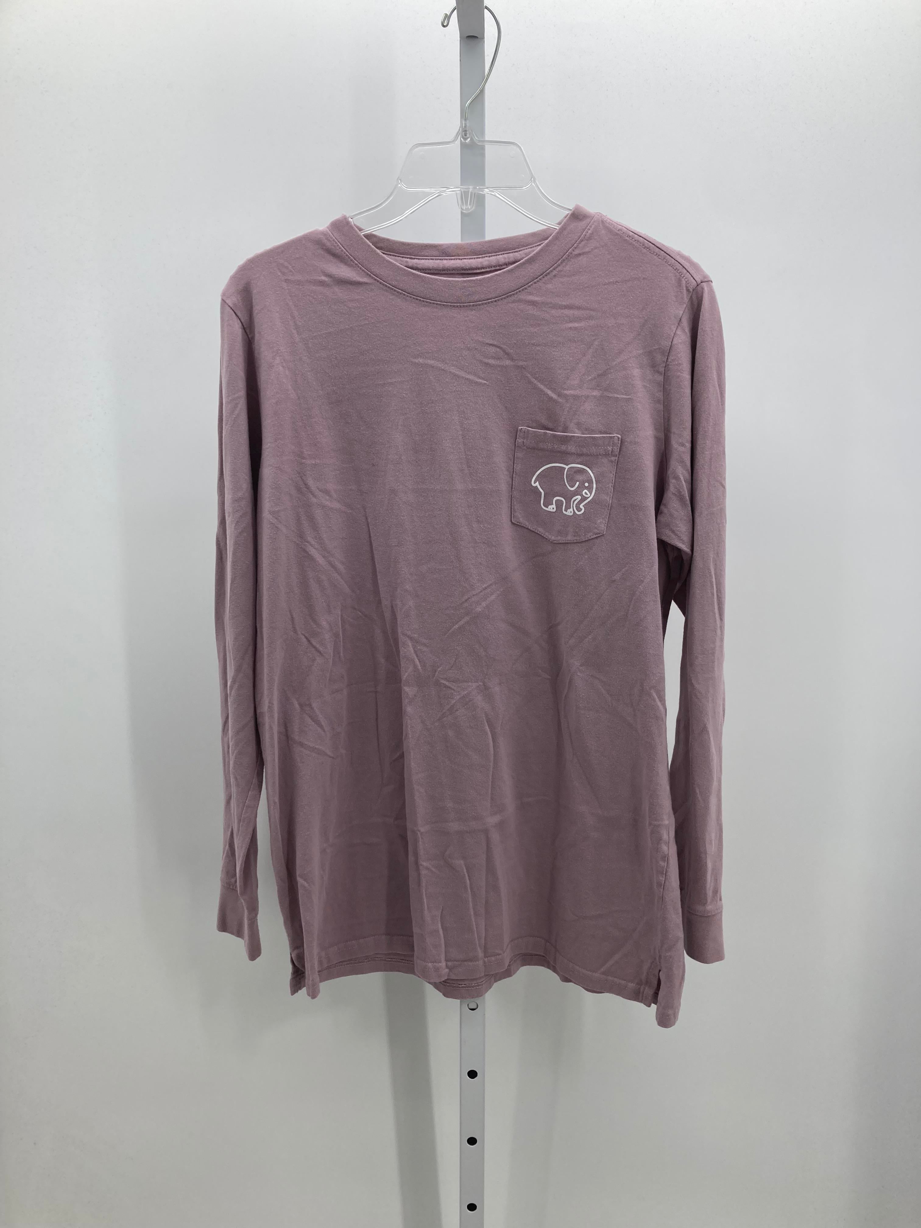 Ivory Ella Size Medium Juniors Long Sleeve Shirt