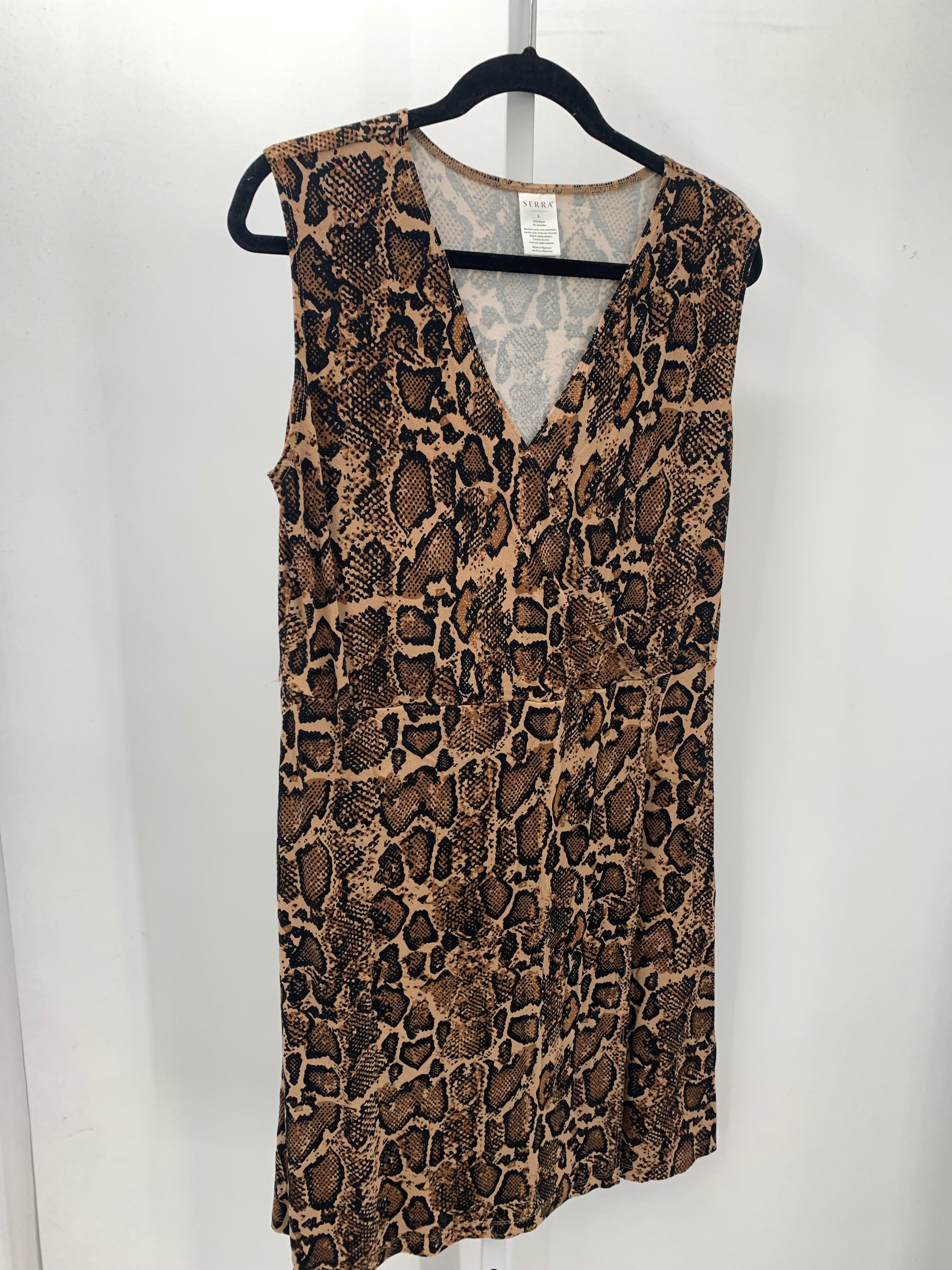 Size Large Misses Sleeveless Dress