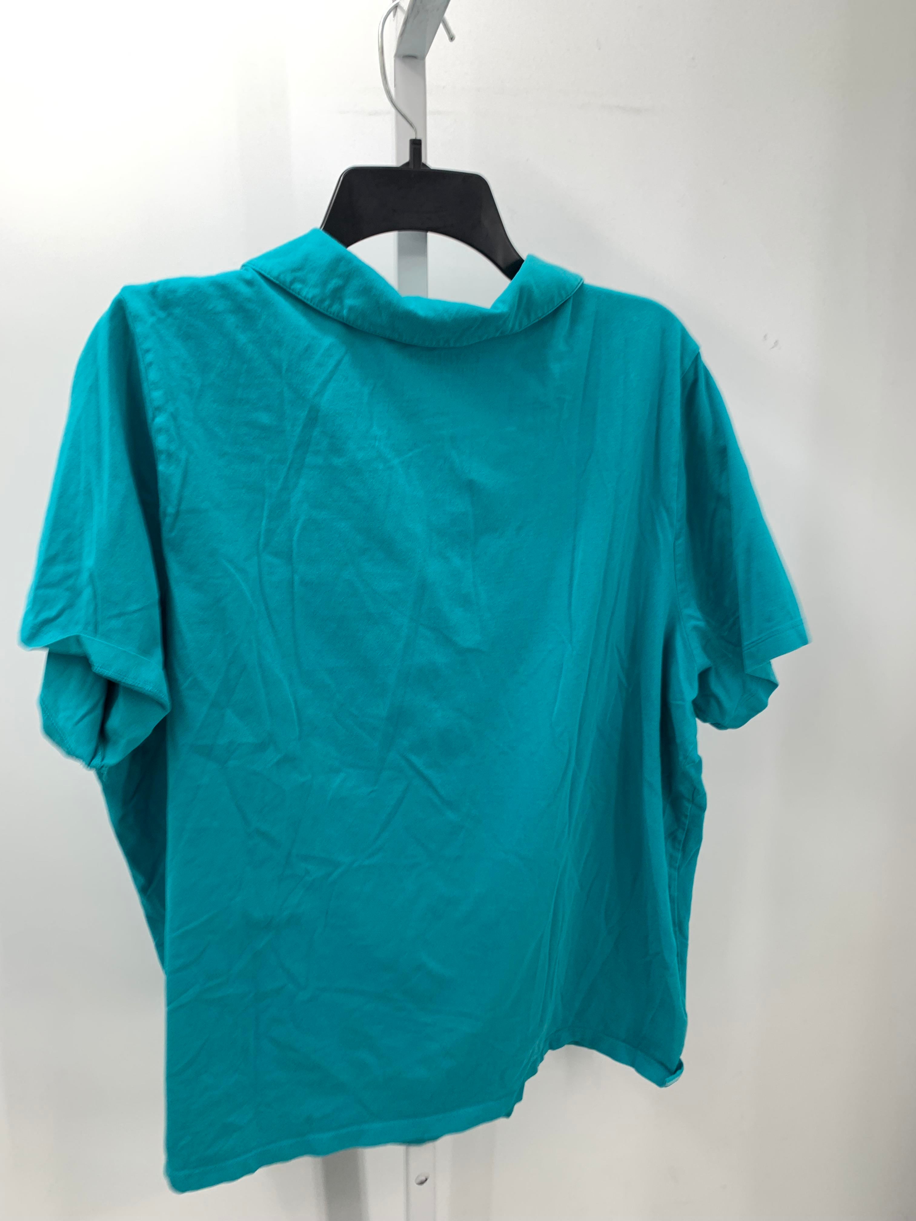Catherine Size 1X Womens Short Sleeve Shirt