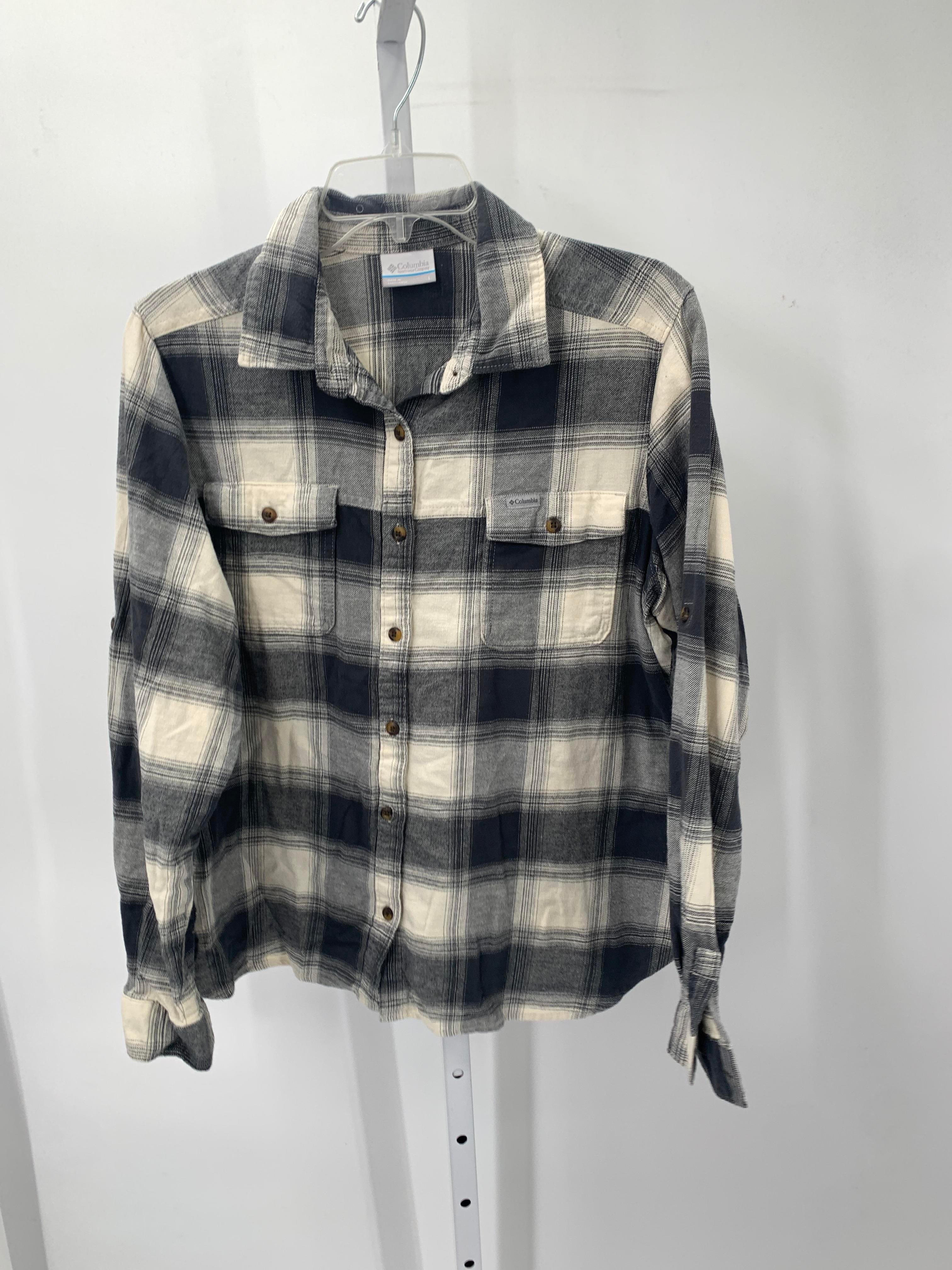 Columbia Size Large Misses Long Sleeve Shirt