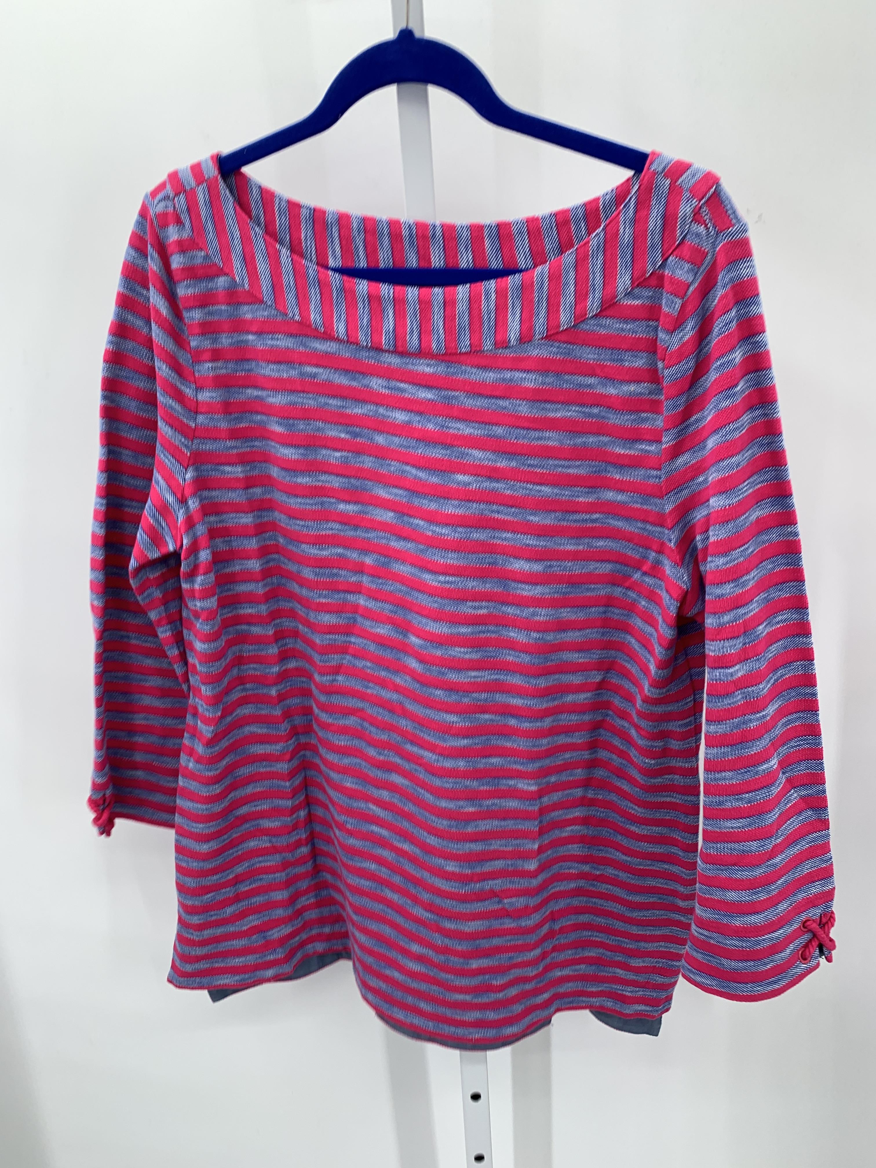 Talbots Size Large Misses 3/4 Sleeve Shirt