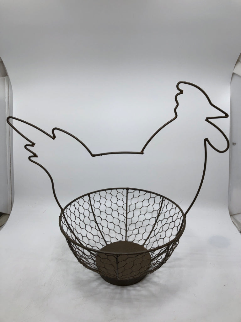 CHICKEN WIRE BASKET.