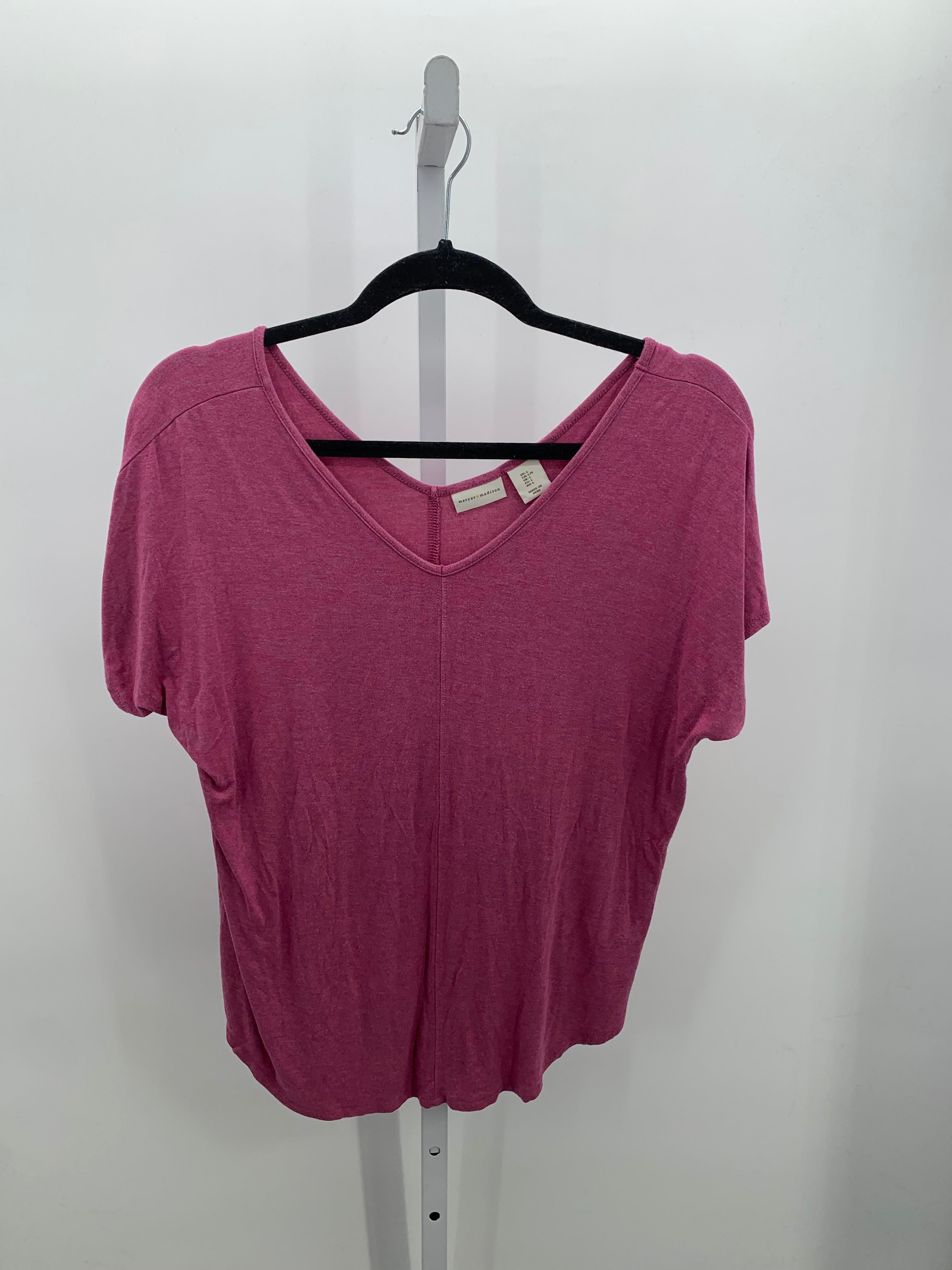 Mercer & Madison Size Large Misses Short Sleeve Shirt