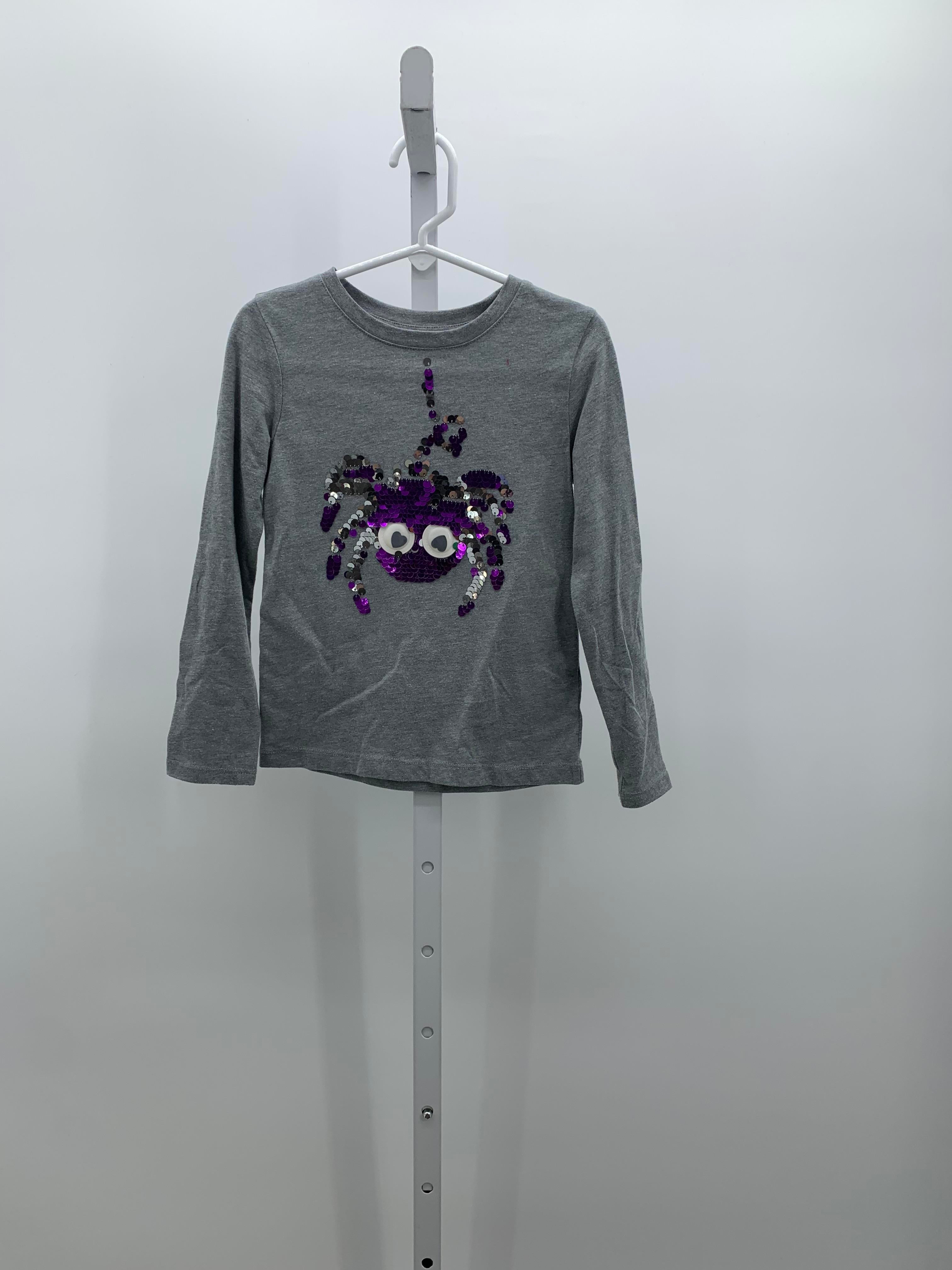 LONG SLV SHIRT PURPLE SEQUINS SPIDER.
