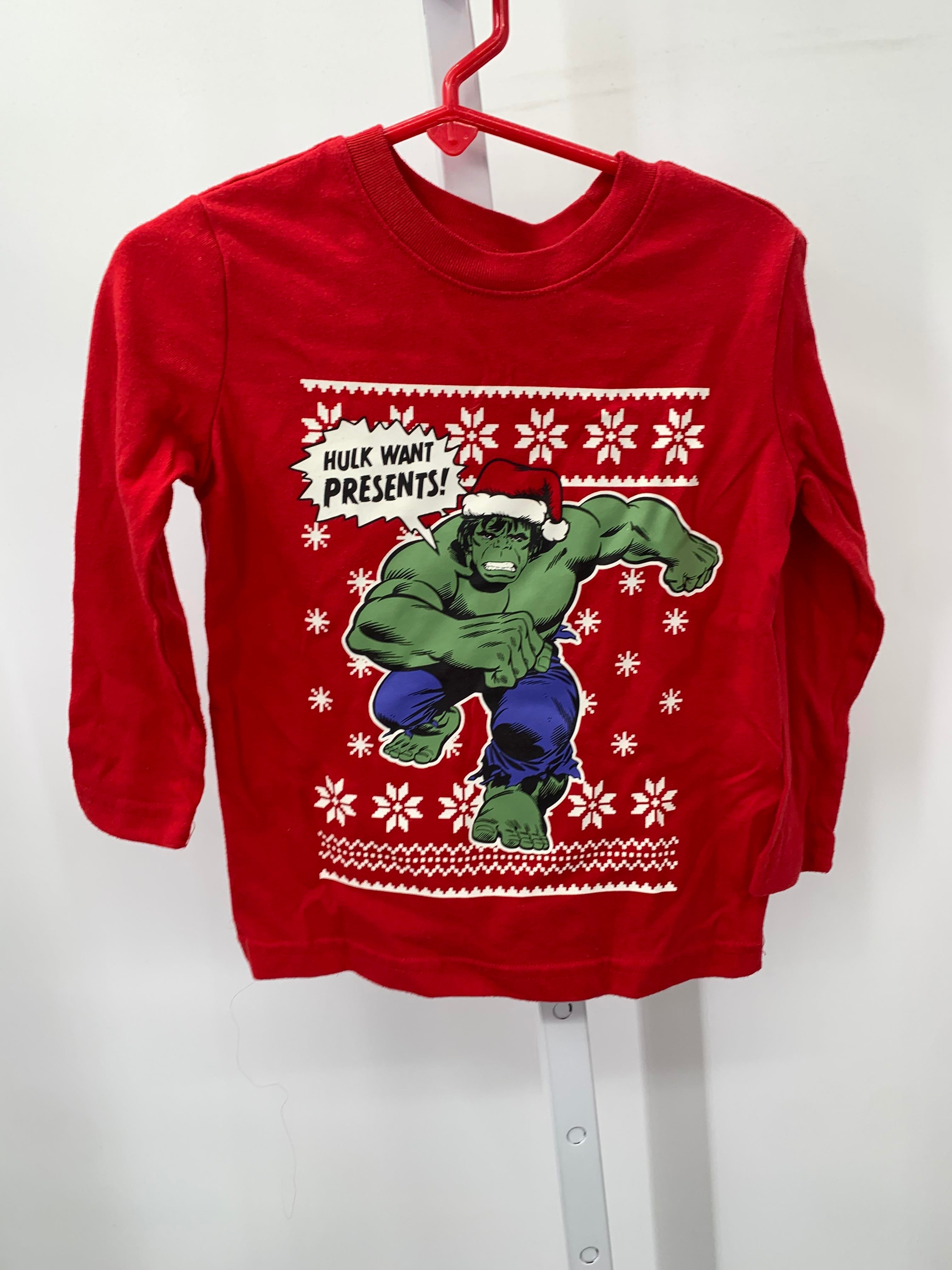 LONG SLV SHIRT HULK WANTS PRESENTS