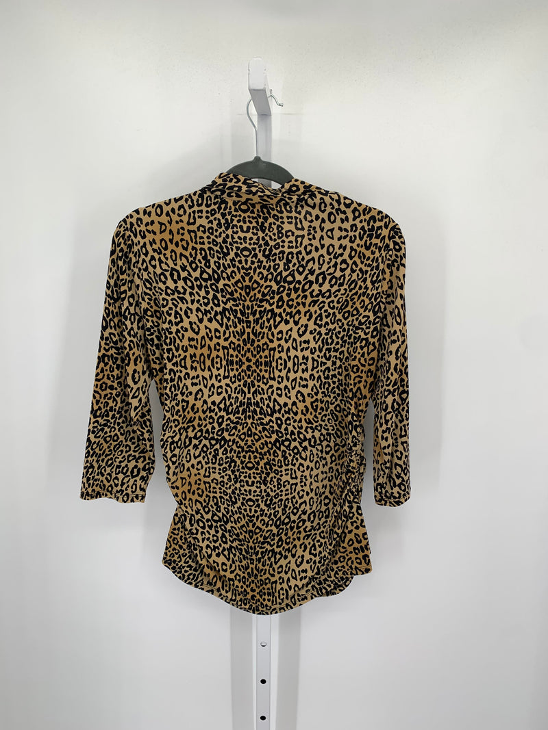 Vince Camuto Size Large Misses 3/4 Sleeve Shirt