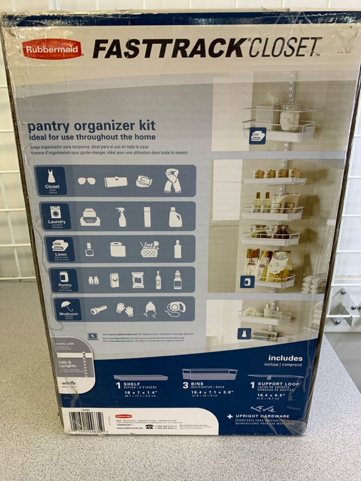 NIB PANTRY ORGANIZER KIT.