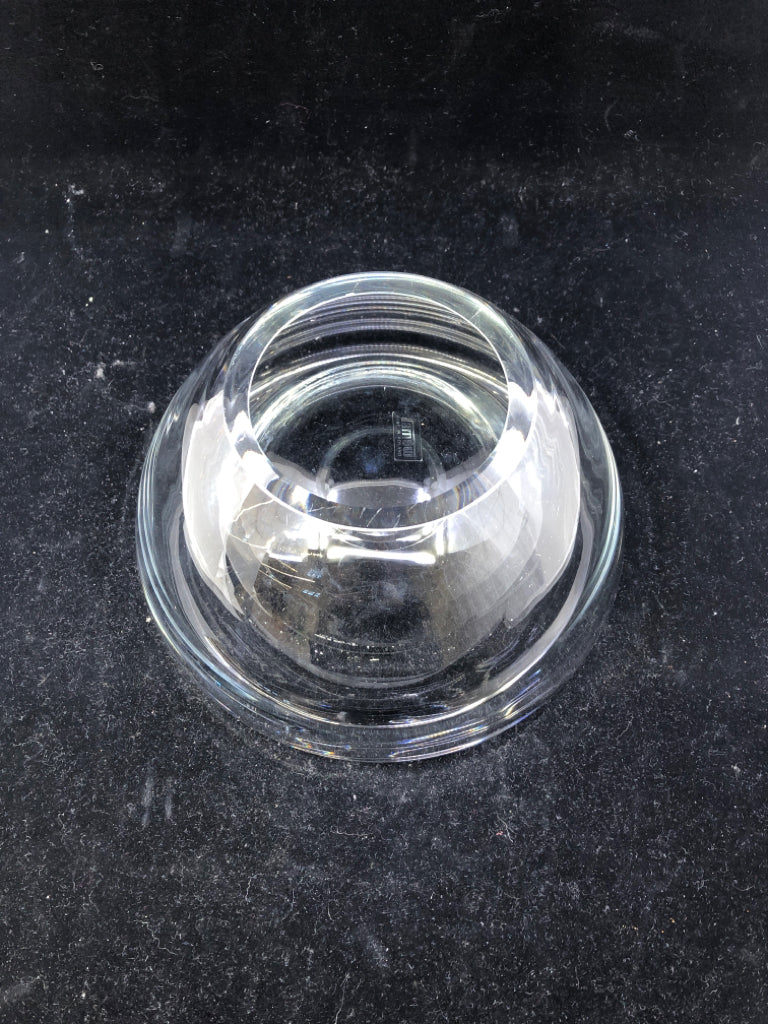 CLEAR GLASS INSIDE OUT BOWL TARNOW.