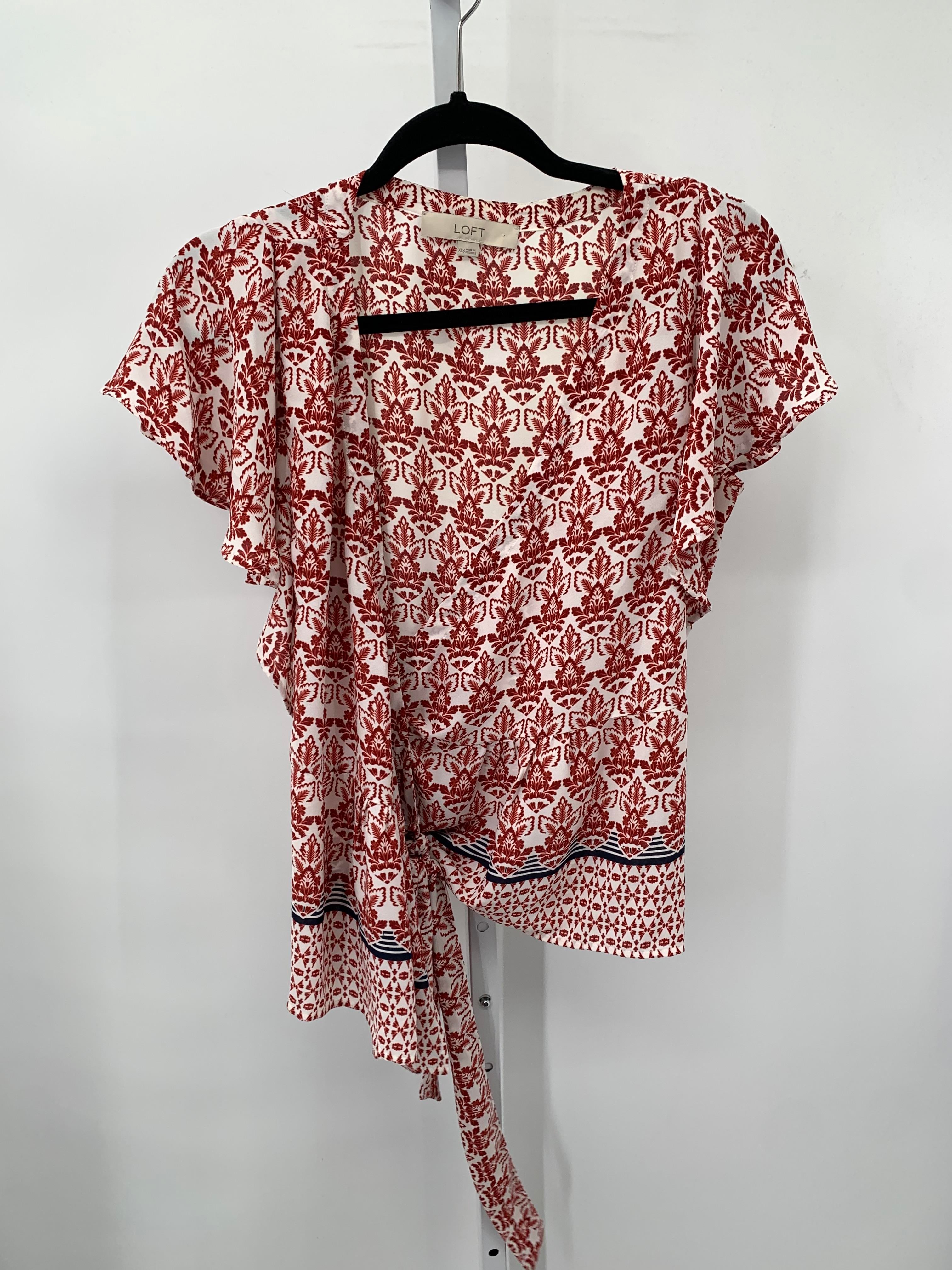 Loft Size XX Small Misses Short Sleeve Shirt