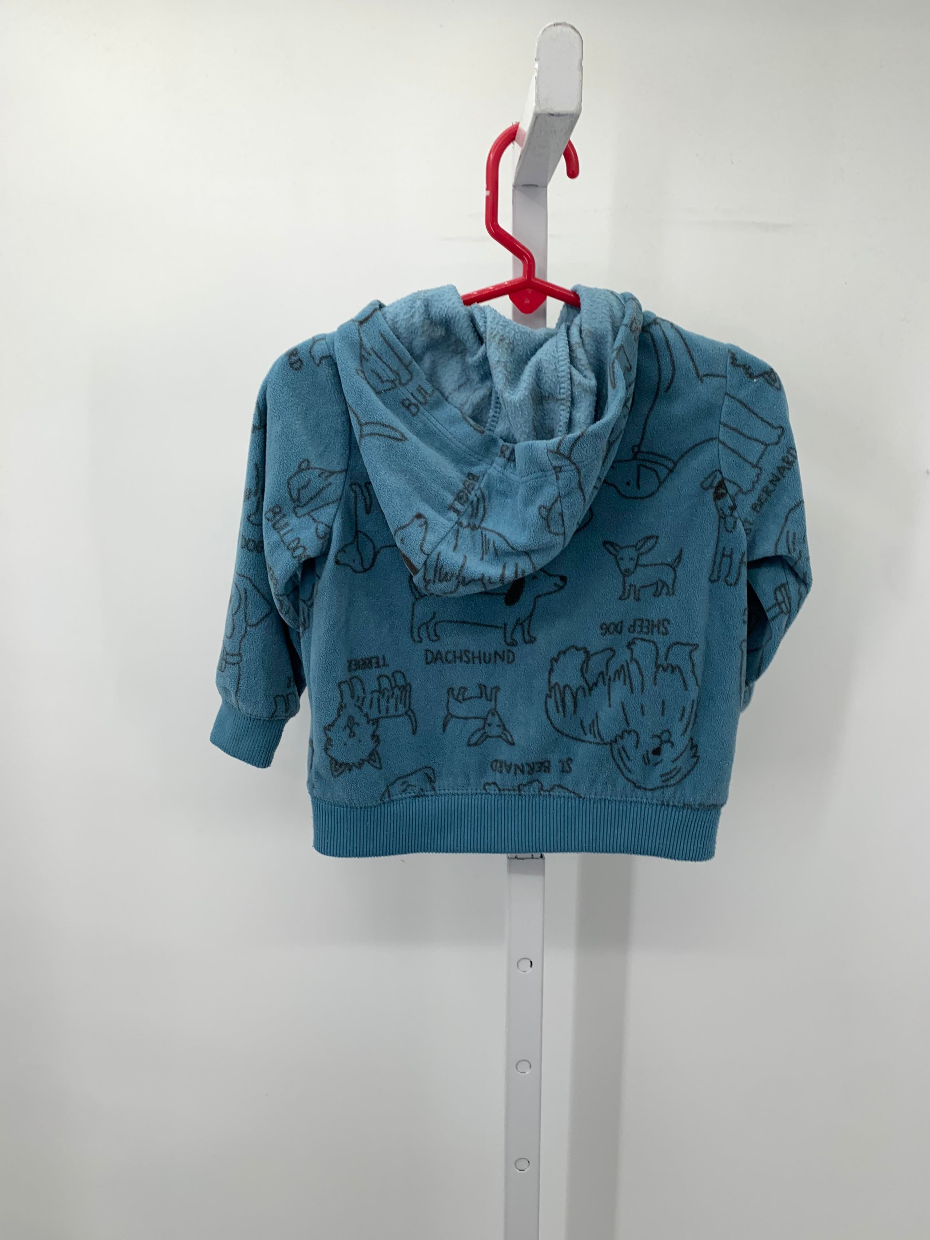 ANIMALS HOODED ZIP FLEECE
