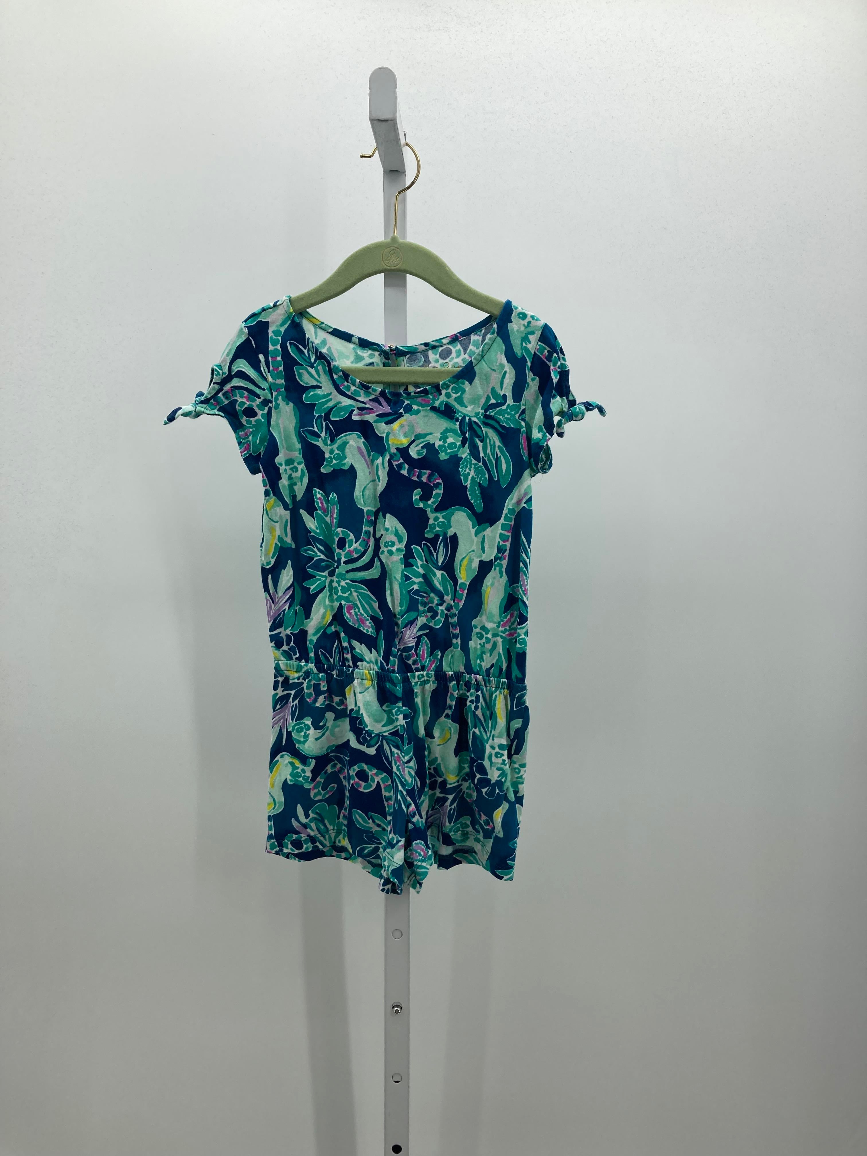 Lilly Pulitzer Size 4-5 Girls Short Slv. Romper