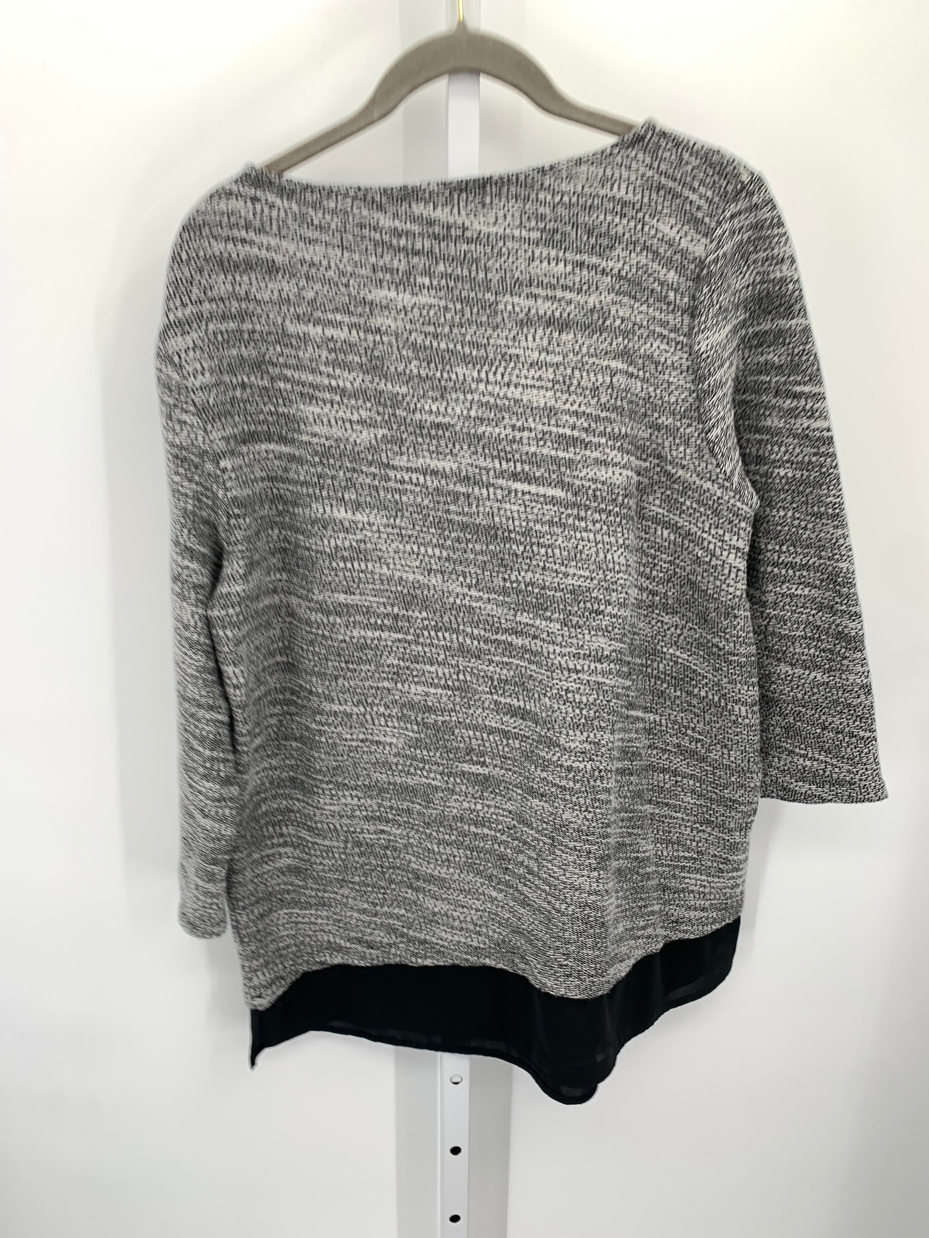 Talbots Size Large Misses 3/4 Sleeve Sweater