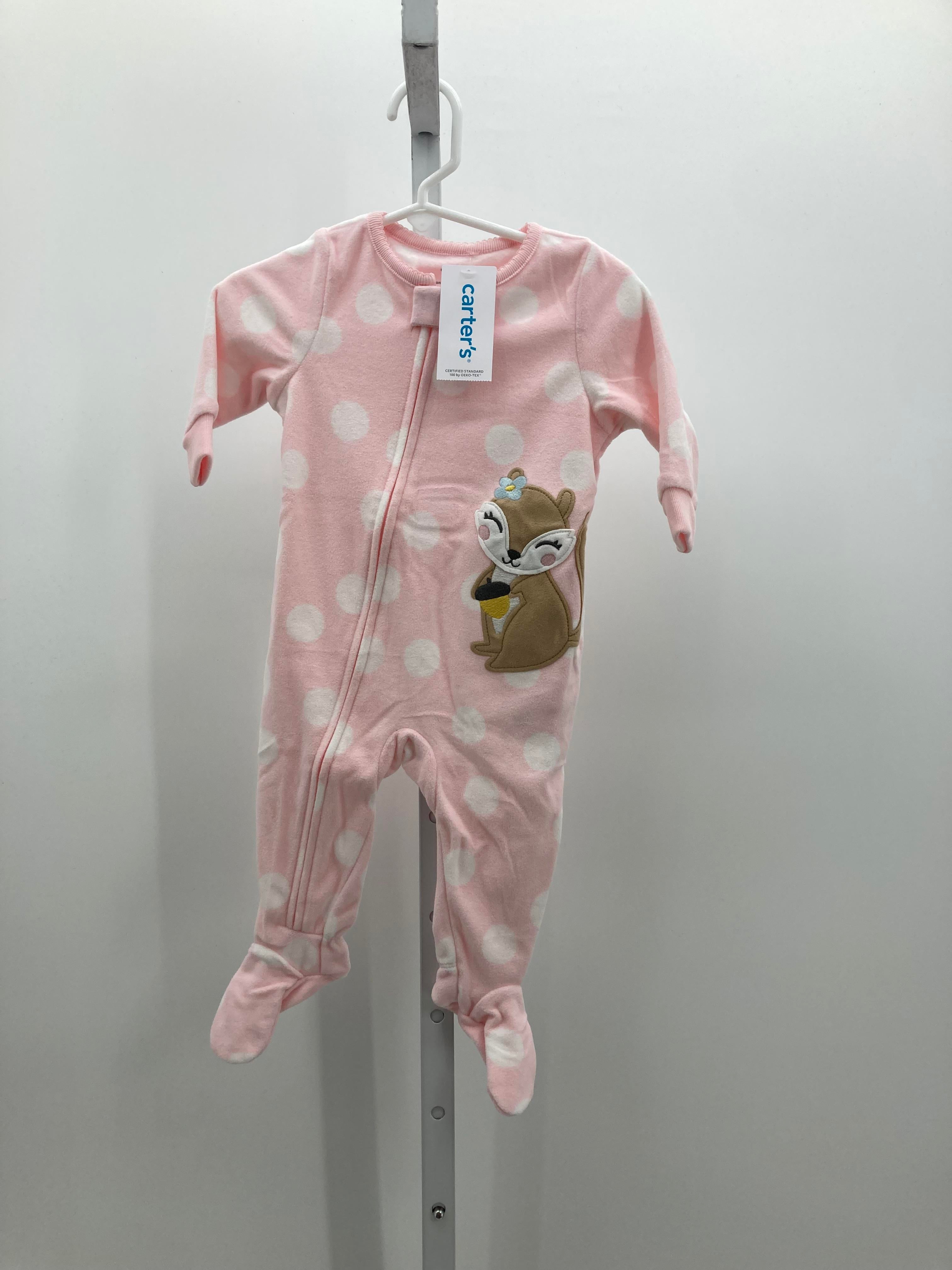 Carters Size 6 Months Girls Long Slv. Romper