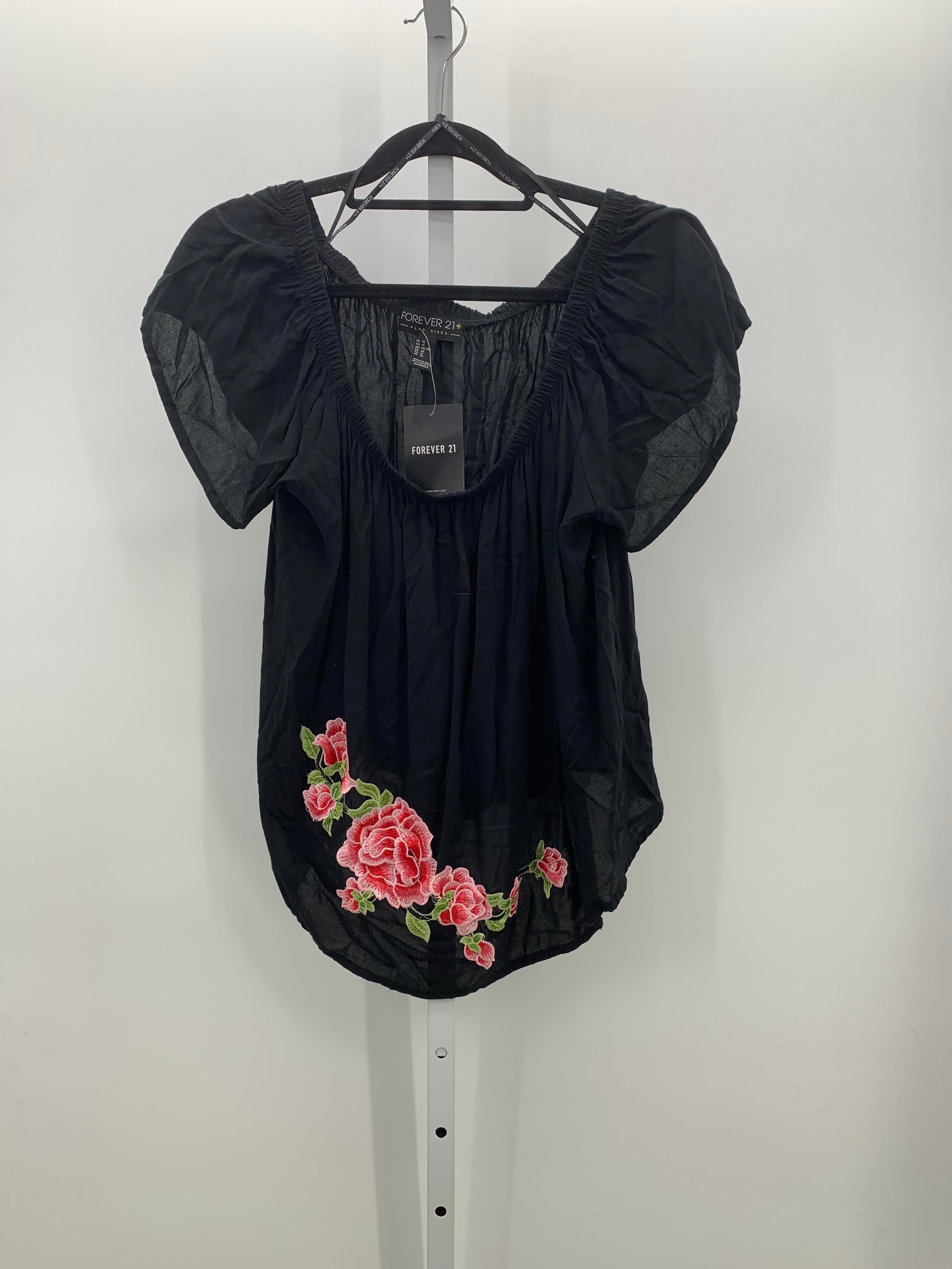 Forever 21 Size 1X Womens Short Sleeve Shirt
