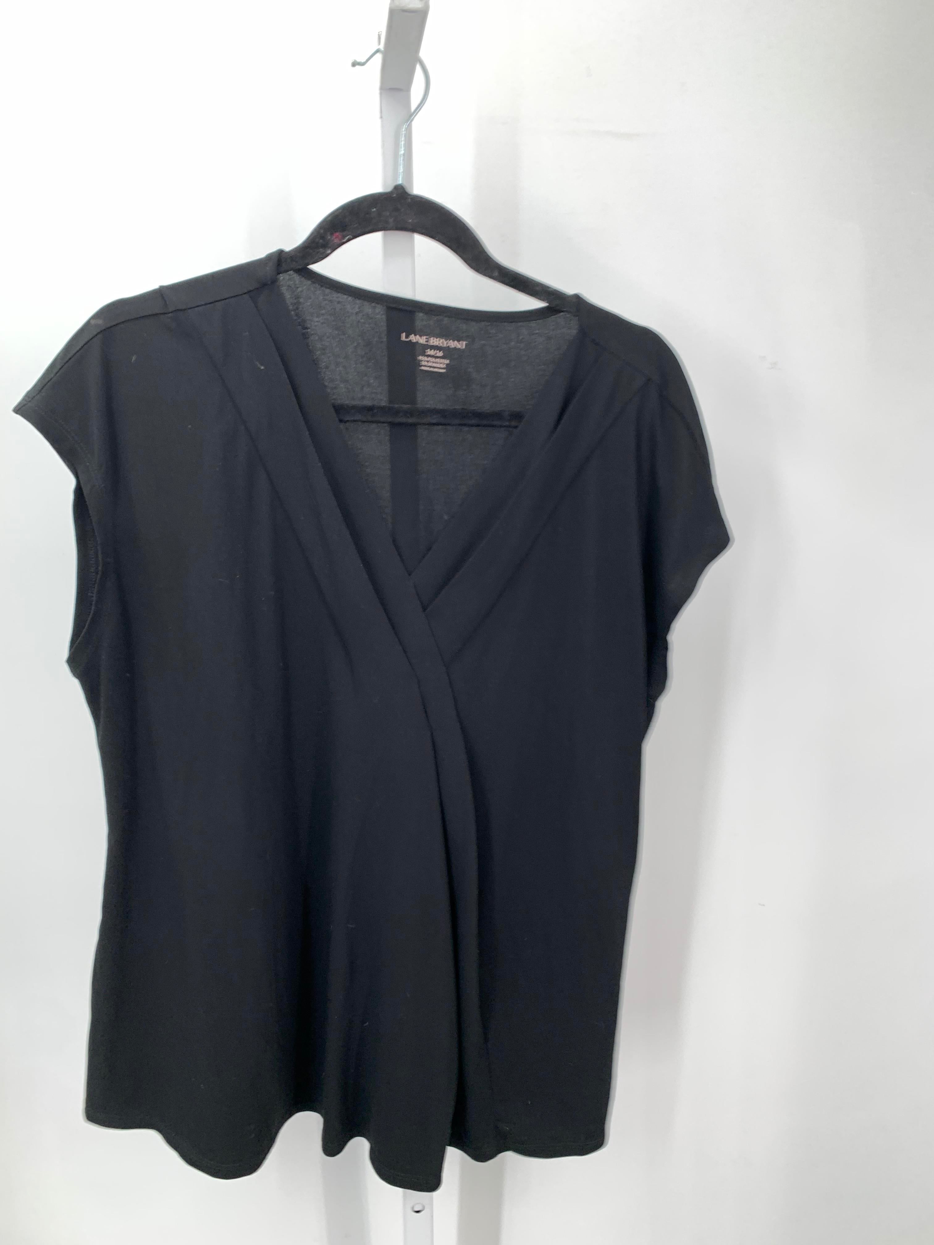 Lane Bryant Size 14/16 W Womens Short Sleeve Shirt