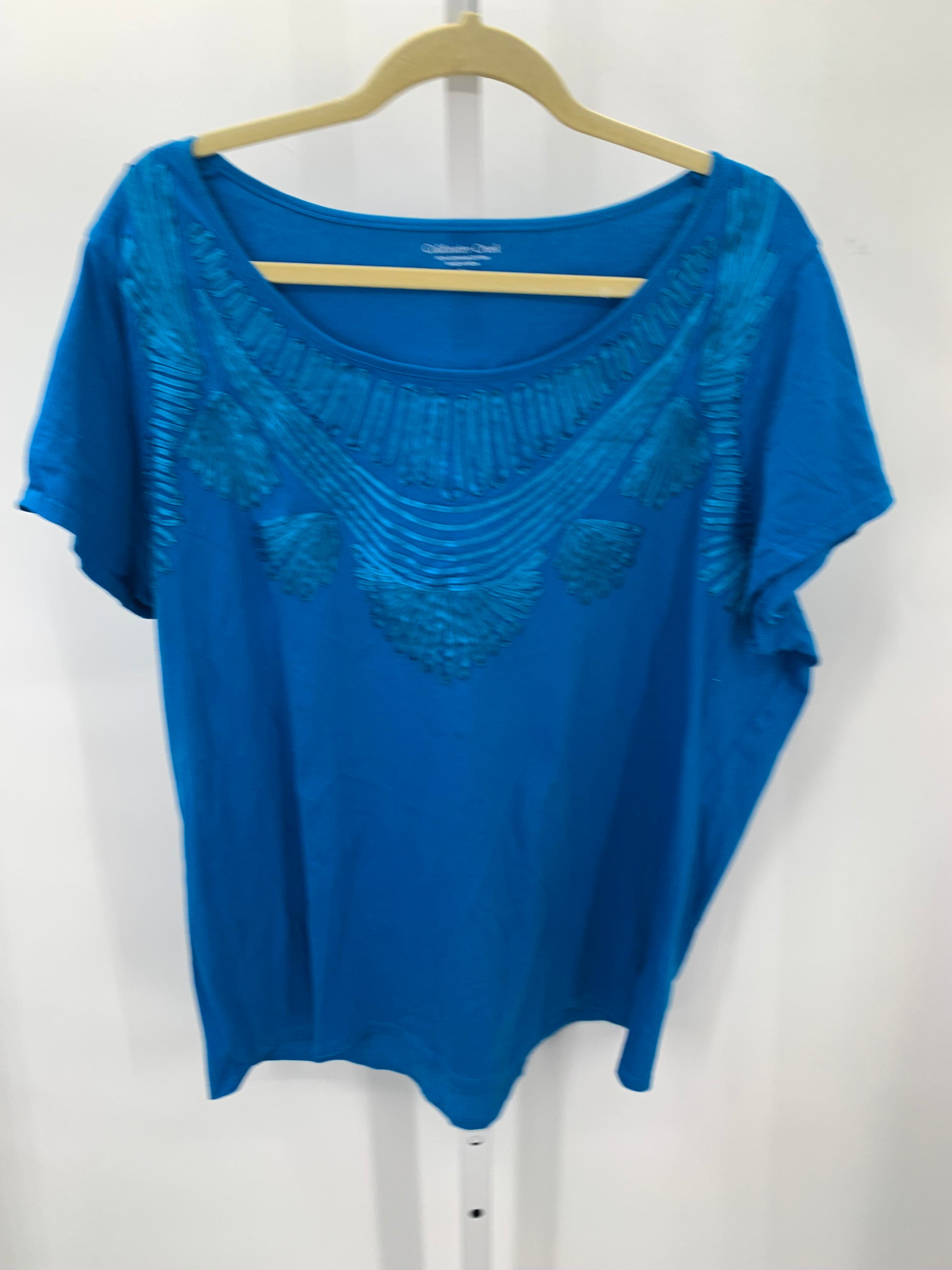 Coldwater Creek Size 2X Womens Short Sleeve Shirt