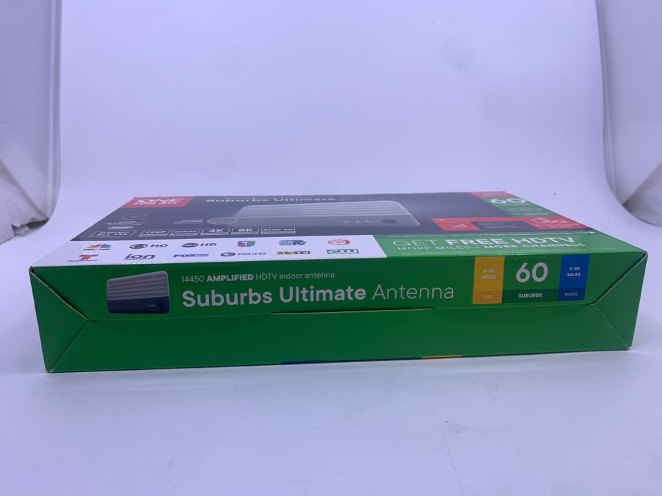 NIB HDTV INDOOR ANTENNA - 60 MILE RANGE