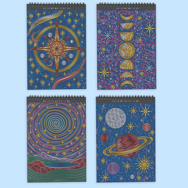 New FlowArt® - Dot-By-Letter, Into the Galaxy - Metallic Ink