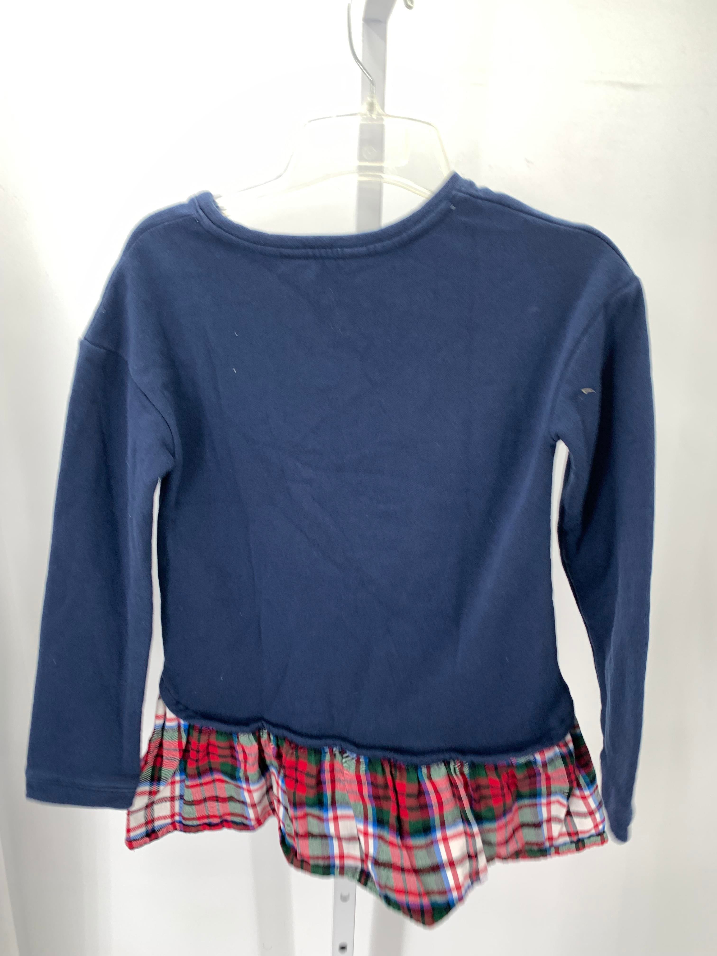 Lands End Size 10-12 Girls Long Sleeve Shirt