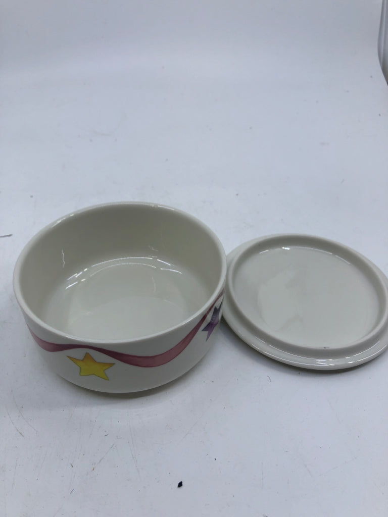 VILLEROY & BOCH HOT AIR BALLOON TRINKET BOX W LID.