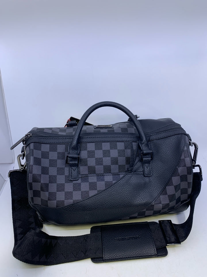 Sprayground Limited Edition Checkered Mini Duffle- New With Tags