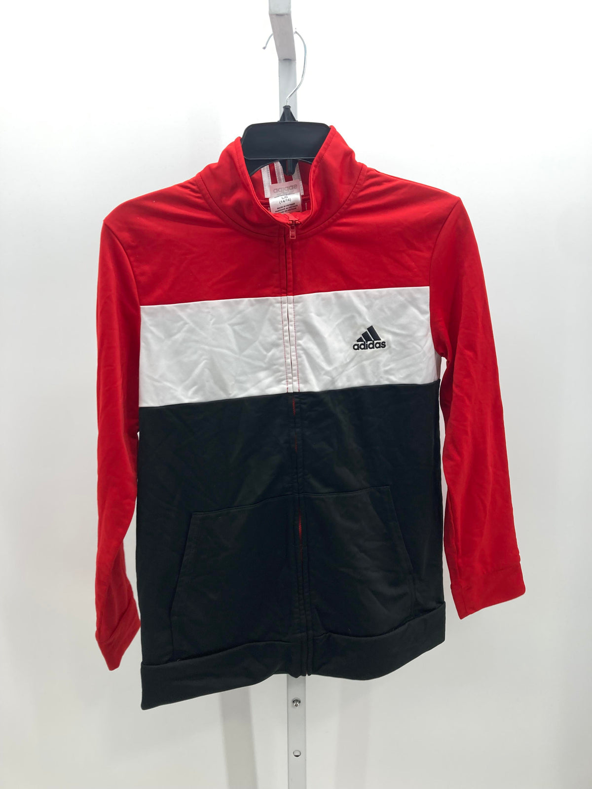 RED ZIP UP JACKET