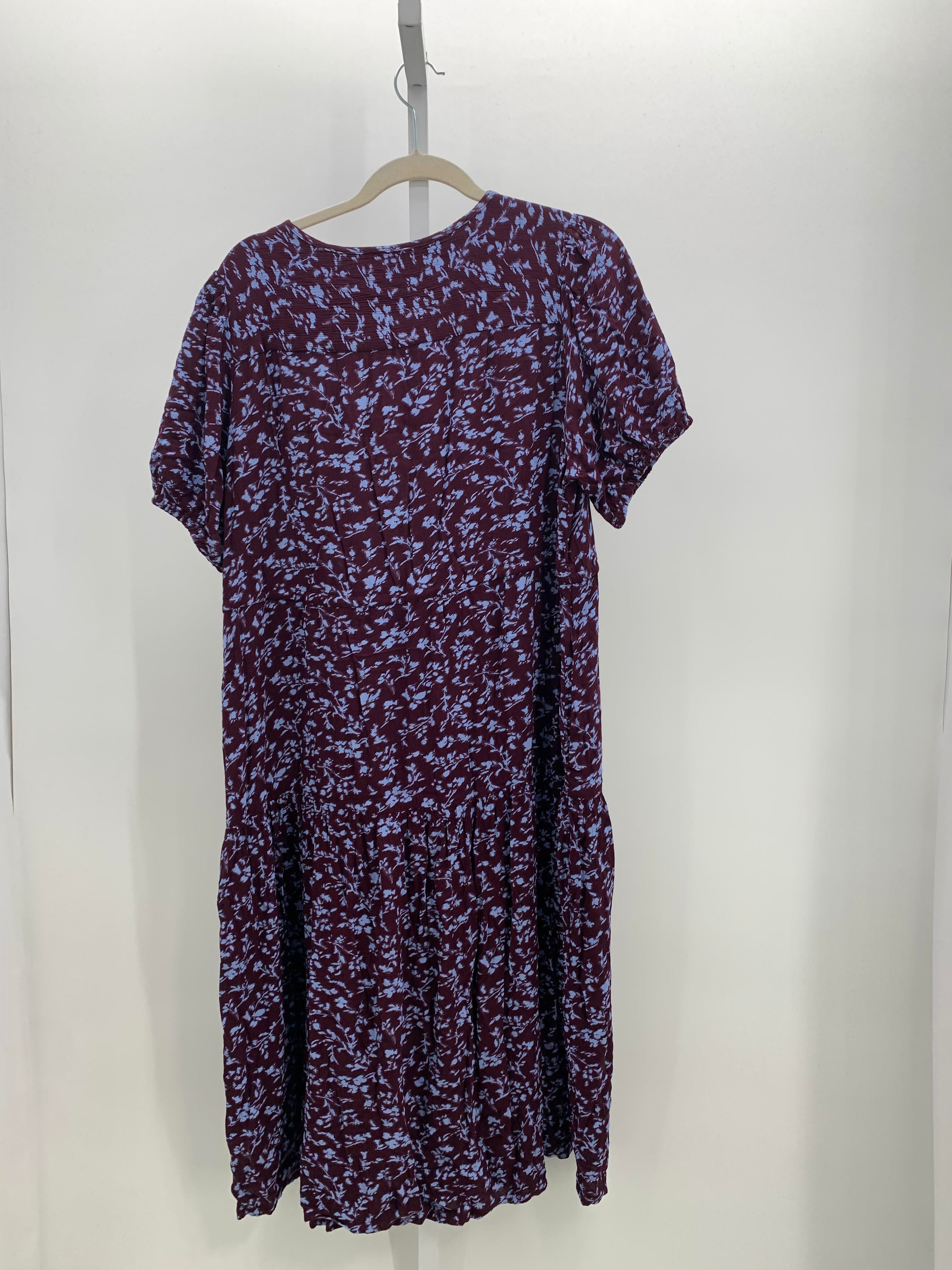 Time and Tru Size Medium Misses Short Sleeve Dress