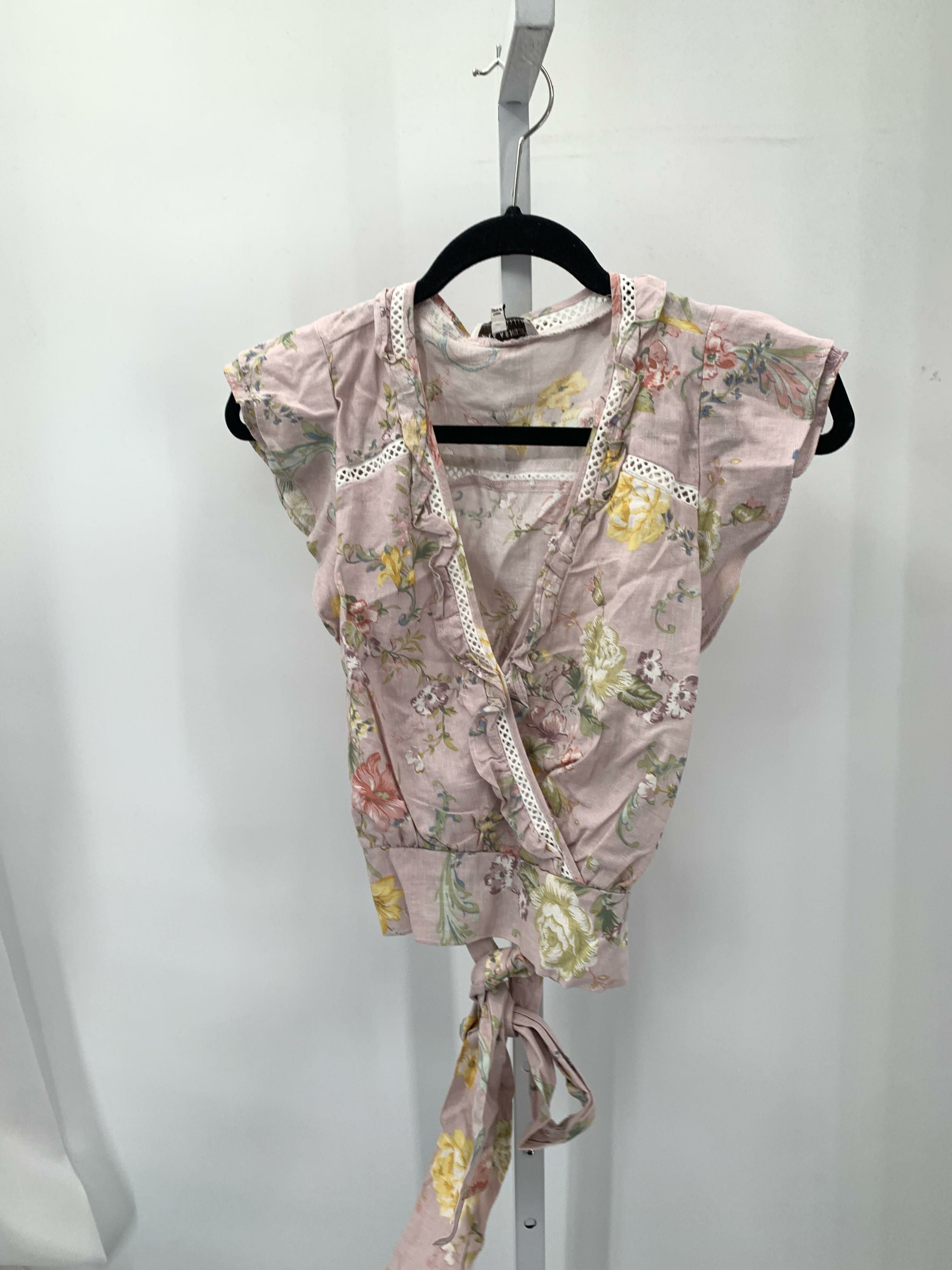 Laura Ashley Size Small Misses Short Sleeve Shirt