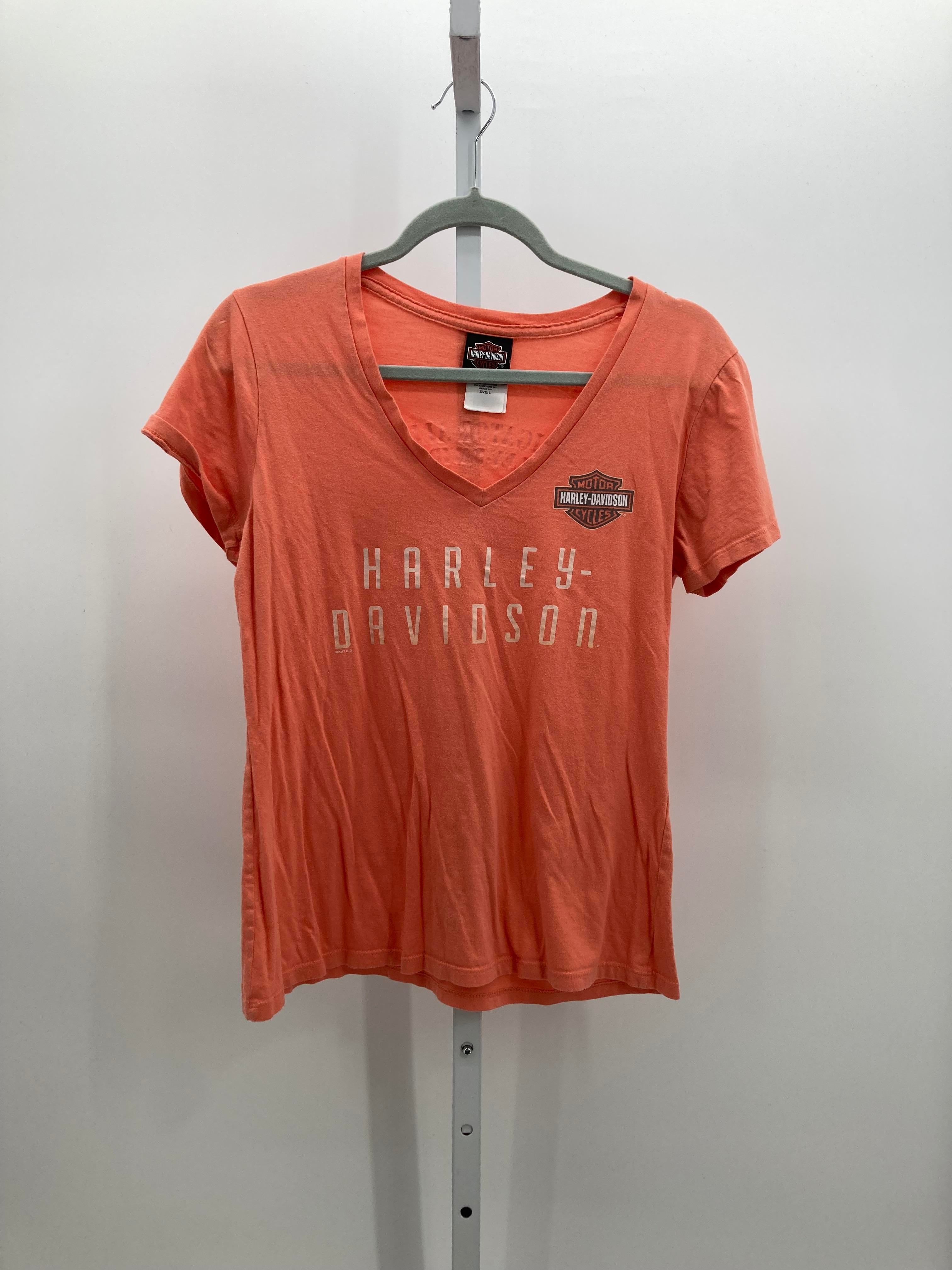 Harley-Davidson Size Large Misses Short Sleeve Shirt