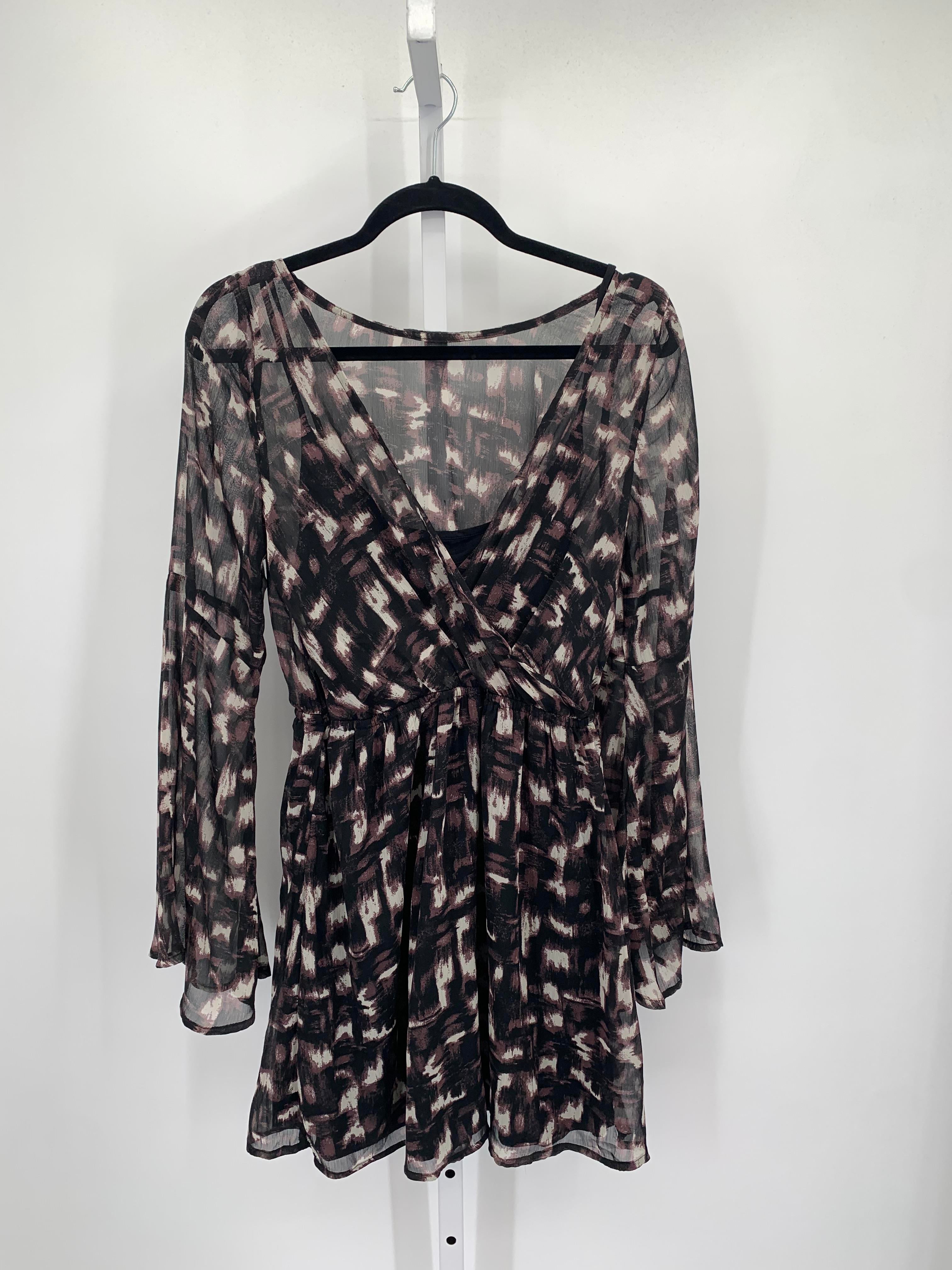 Abercrombie Size Large Juniors Long Sleeve Dress