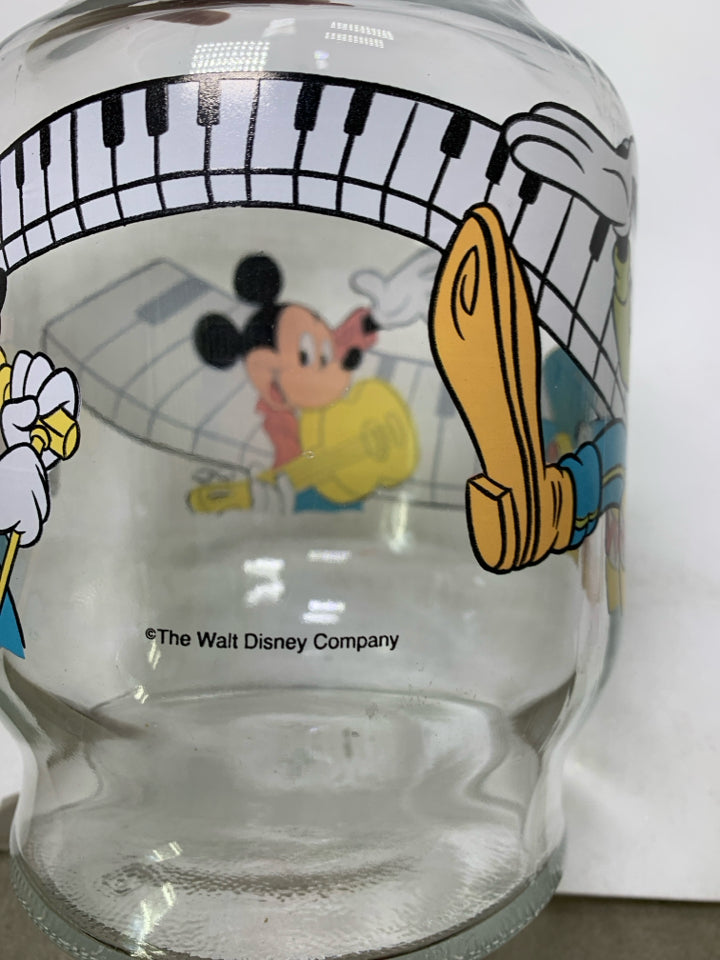 VTG JUICE CARAFE MICKEY,GOOFY,MINNIE MUSIC THEME.