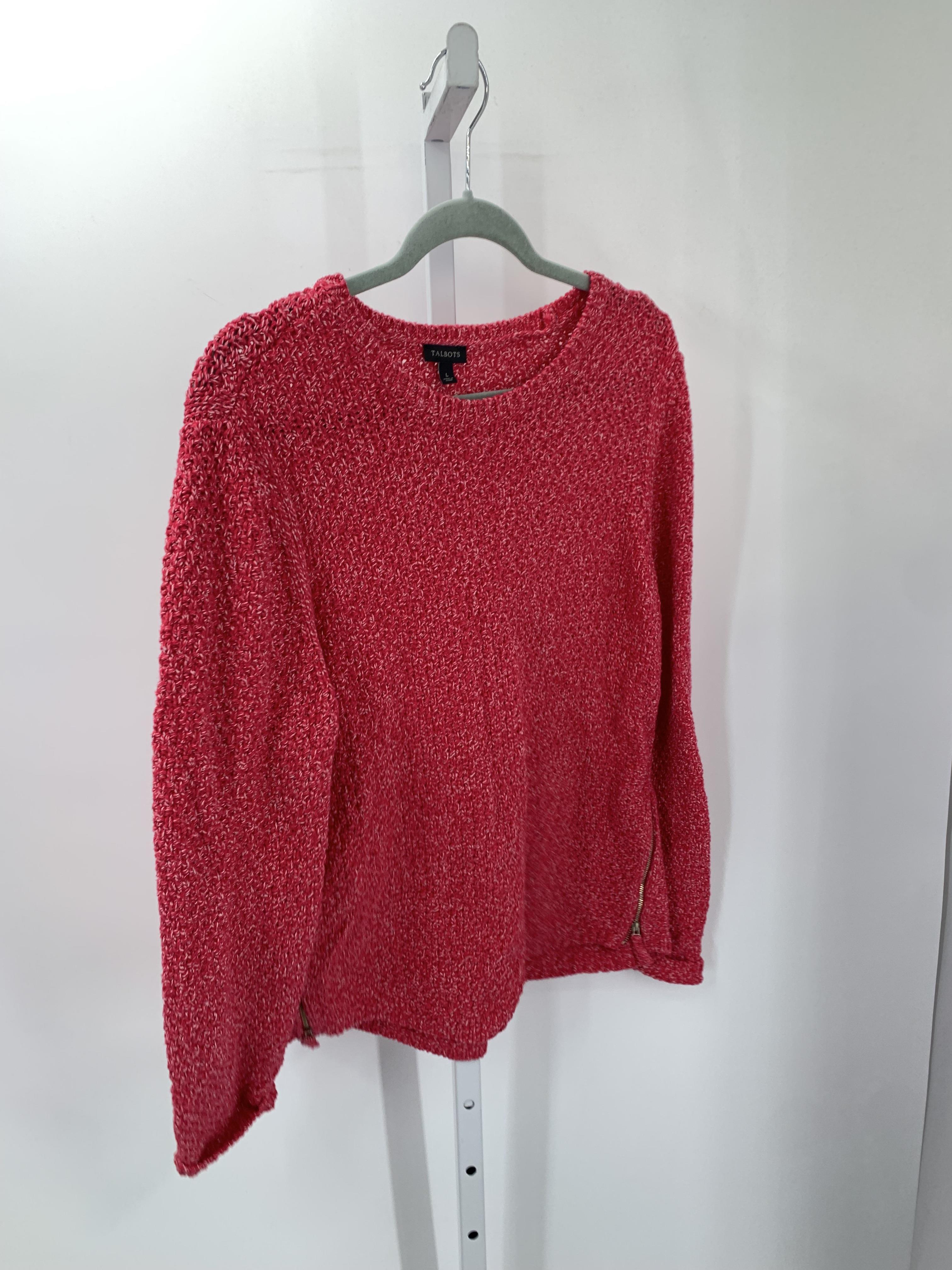 Talbots Size Large Misses Long Slv Sweater